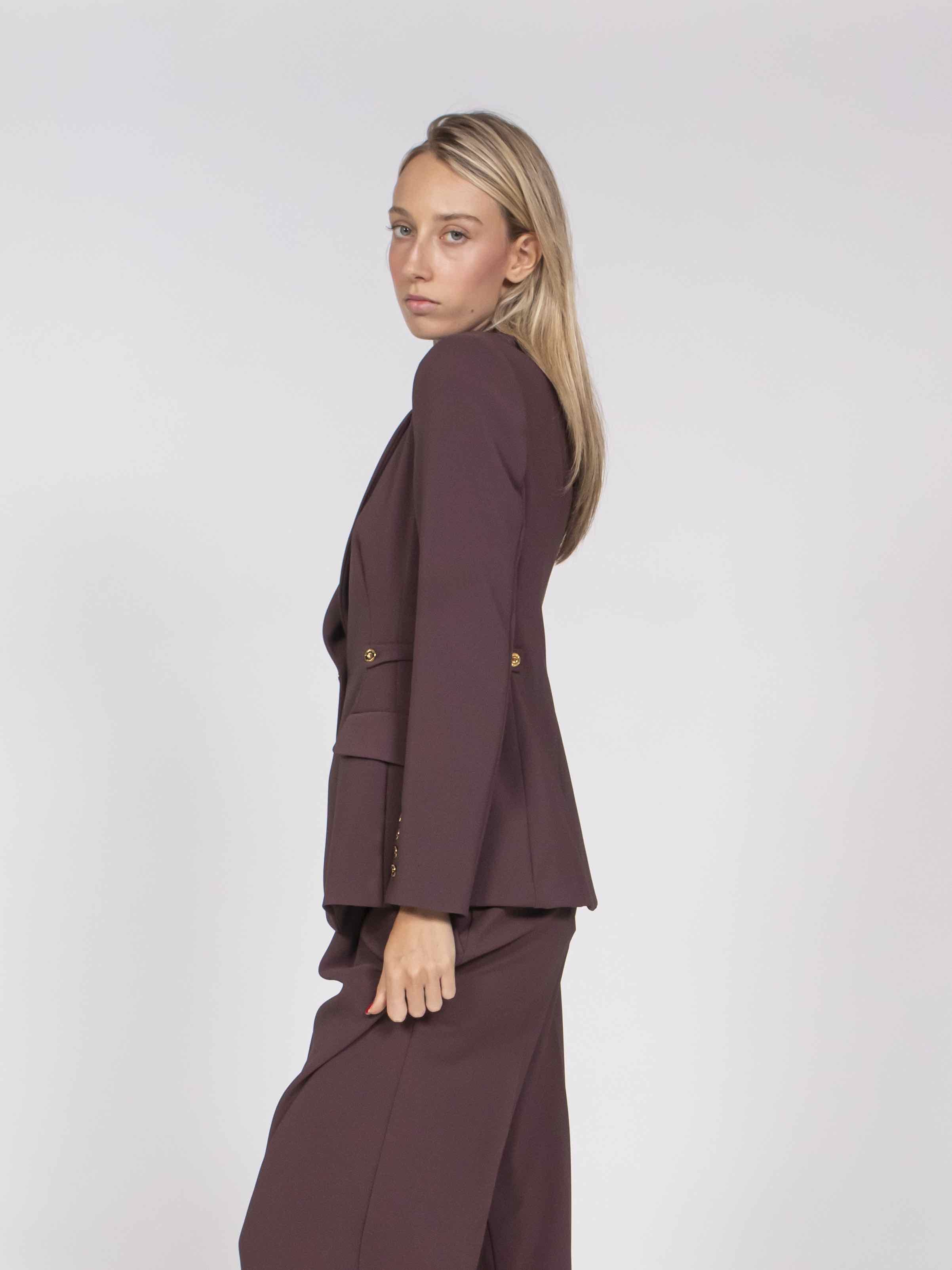 Elisabetta Franchi Giacca EA4 MERLOT