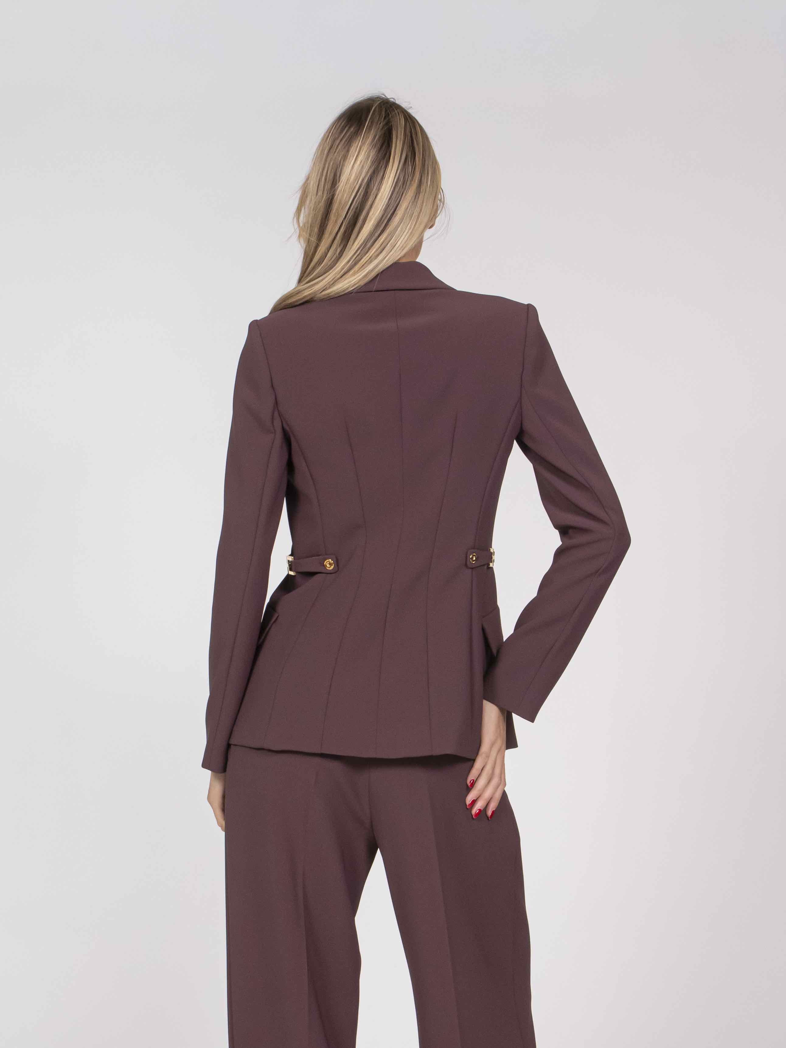 Elisabetta Franchi Giacca EA4 MERLOT