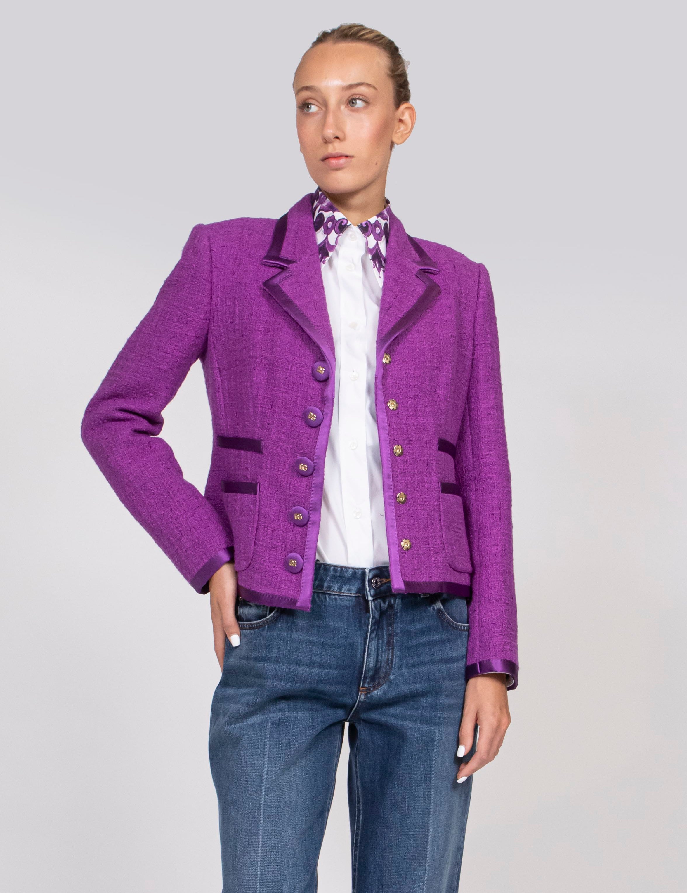 Dolce & Gabbana Giacca F0571 VIOLA