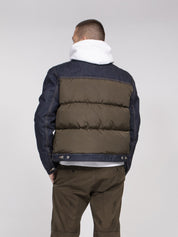 Dsquared2 Giacca Hybrid Puffer 961 NAVY+GREEN