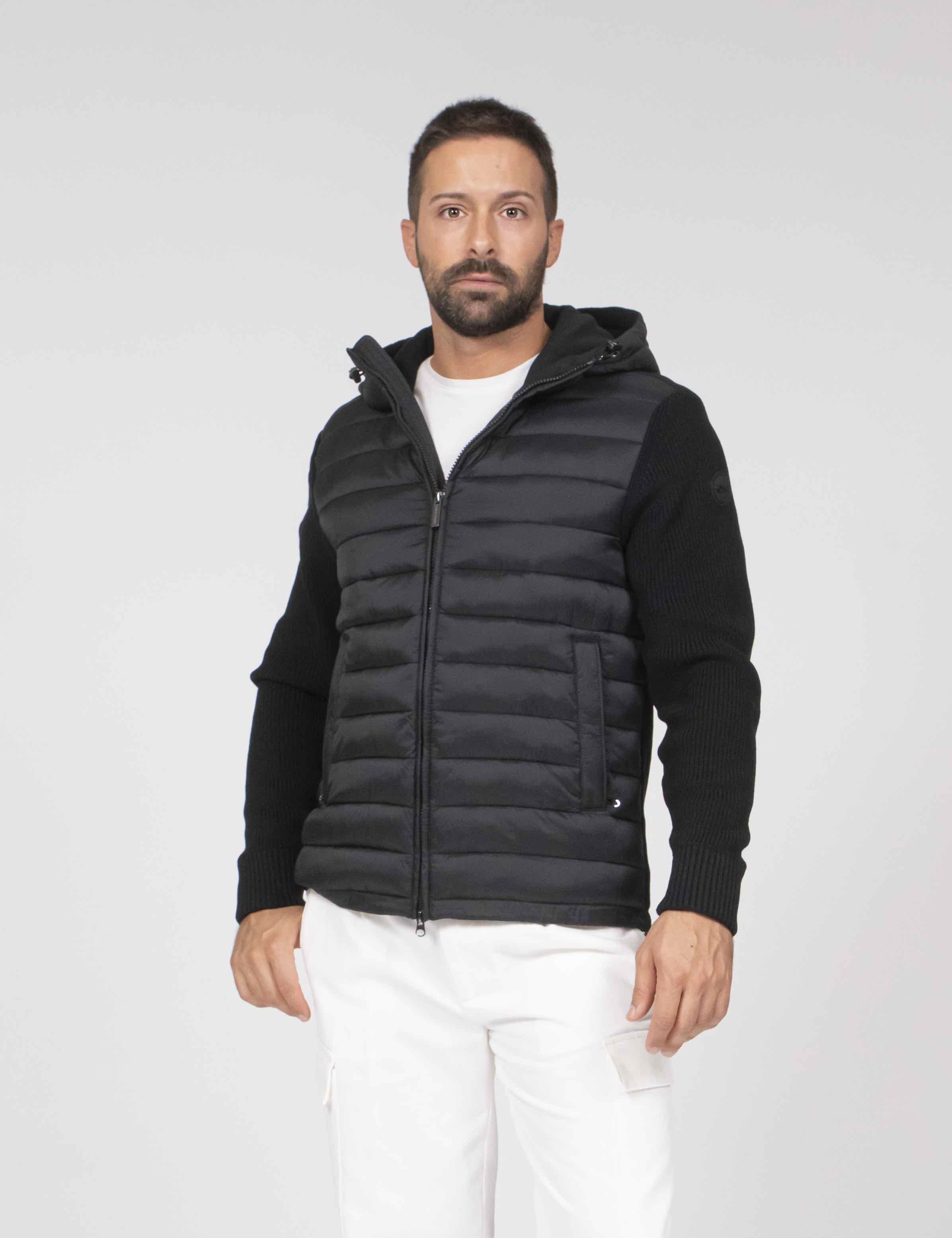 Colmar Giacca Ibrida con Cappuccio 99 NERO