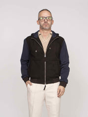 the Jackie Giacca John Mix 309 DK BROWN/BLUE