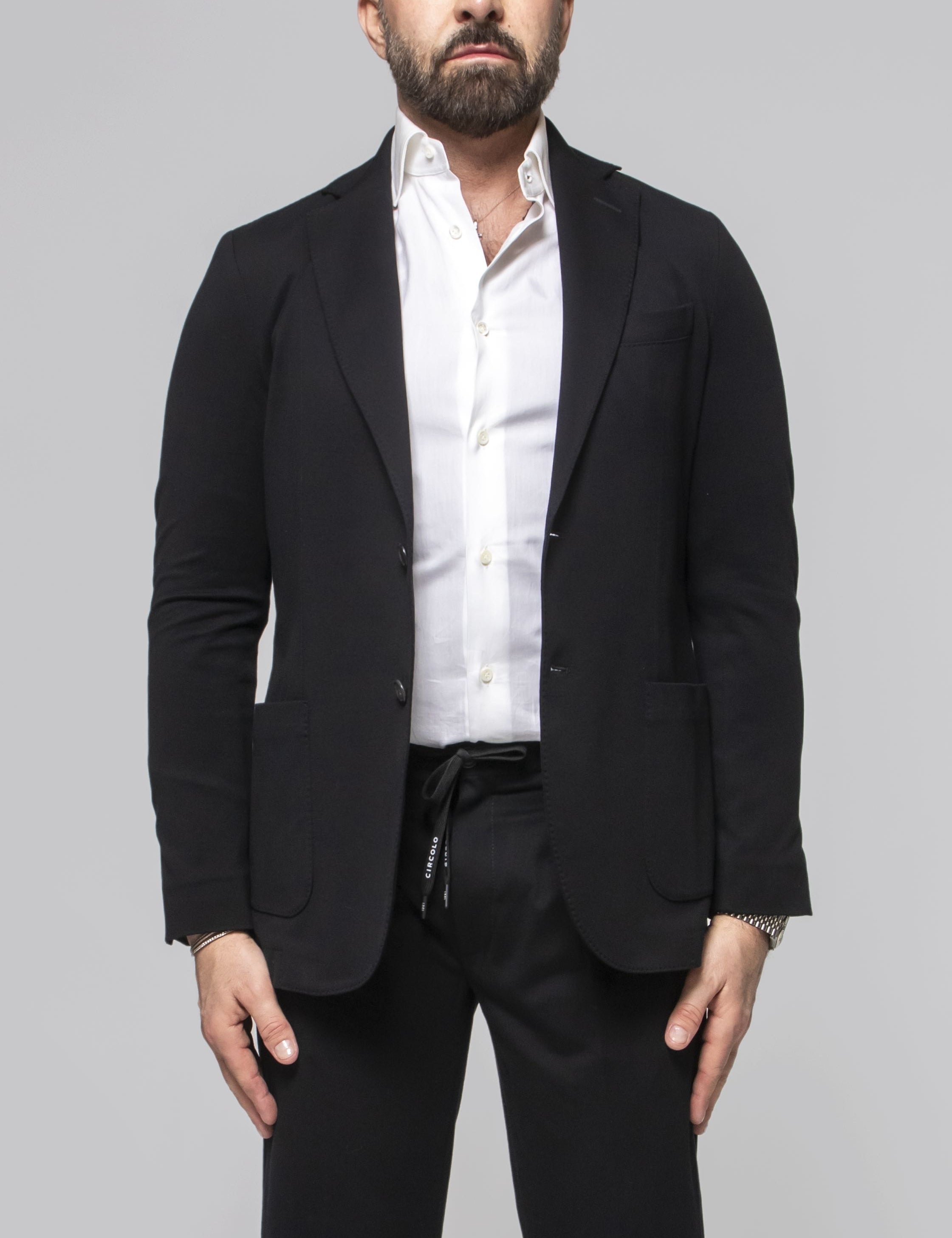 Circolo 1901 Giacca Piquet 001 NERO