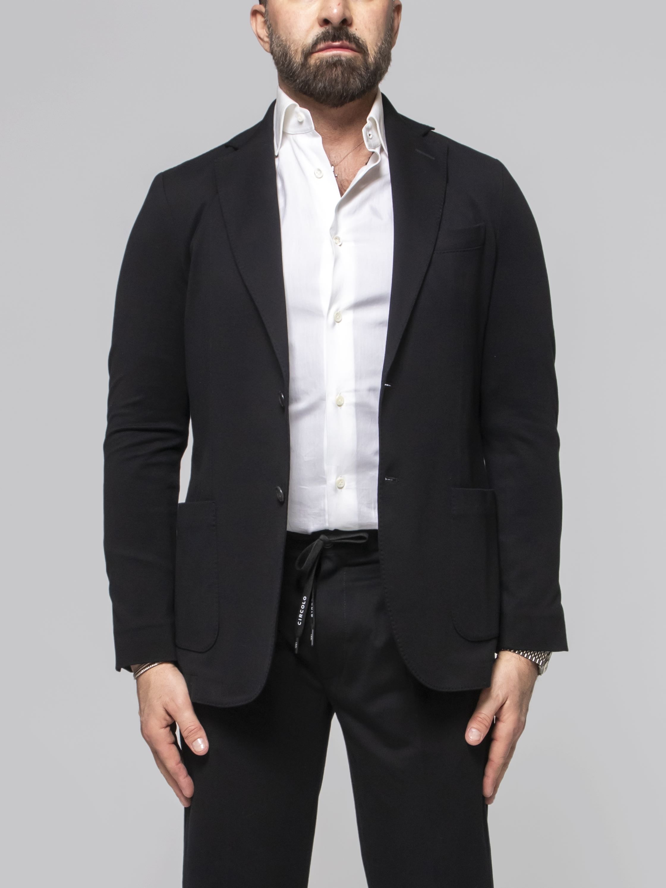 Circolo 1901 Giacca Piquet 001 NERO