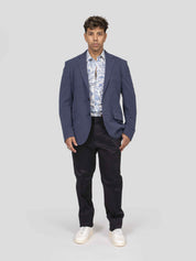 Etro Giacca Roma In Jersey B0065 BLU
