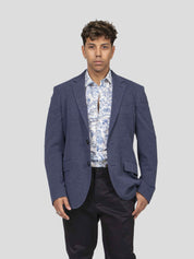 Etro Giacca Roma In Jersey B0065 BLU