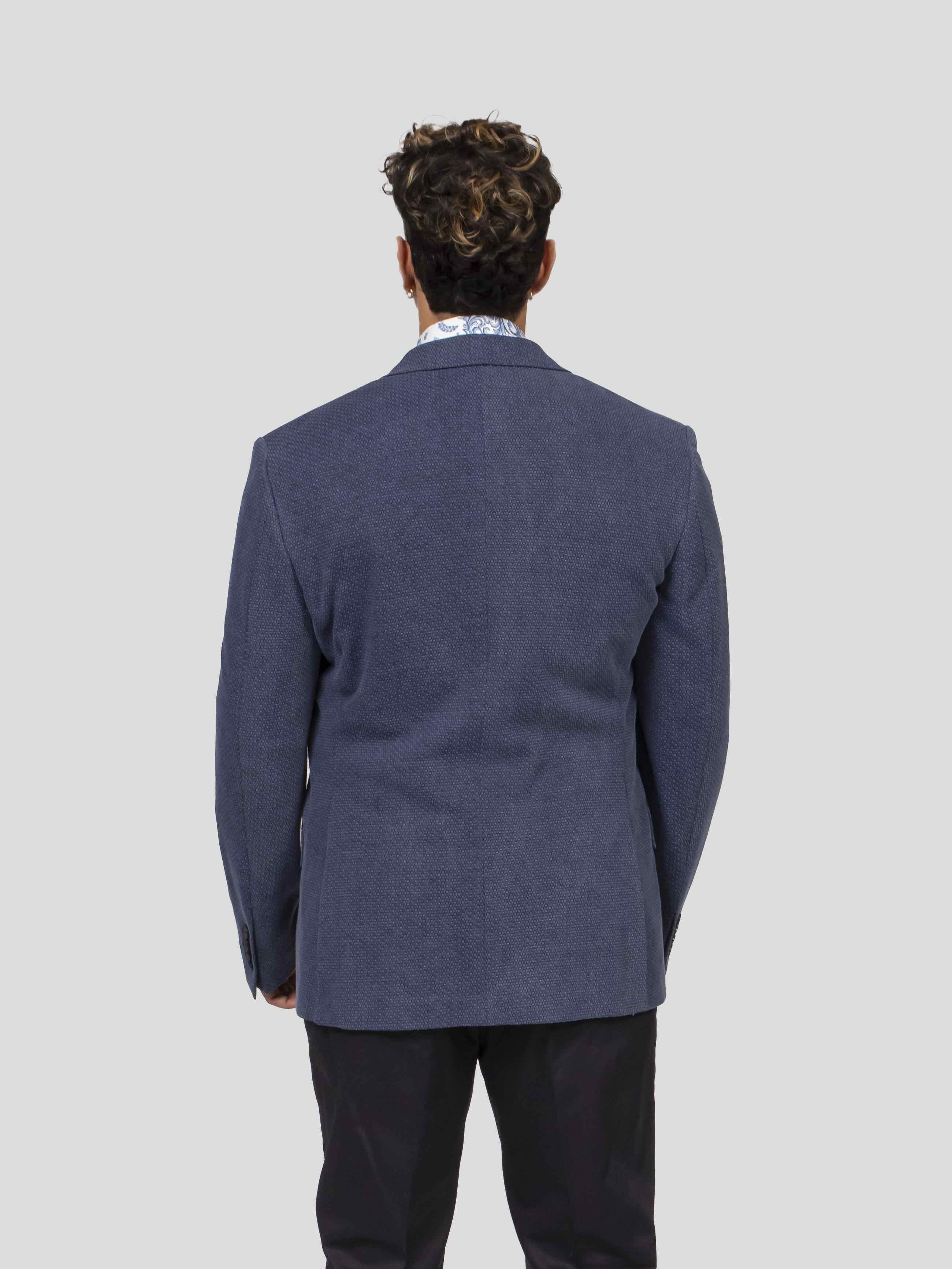 Etro Giacca Roma In Jersey B0065 BLU