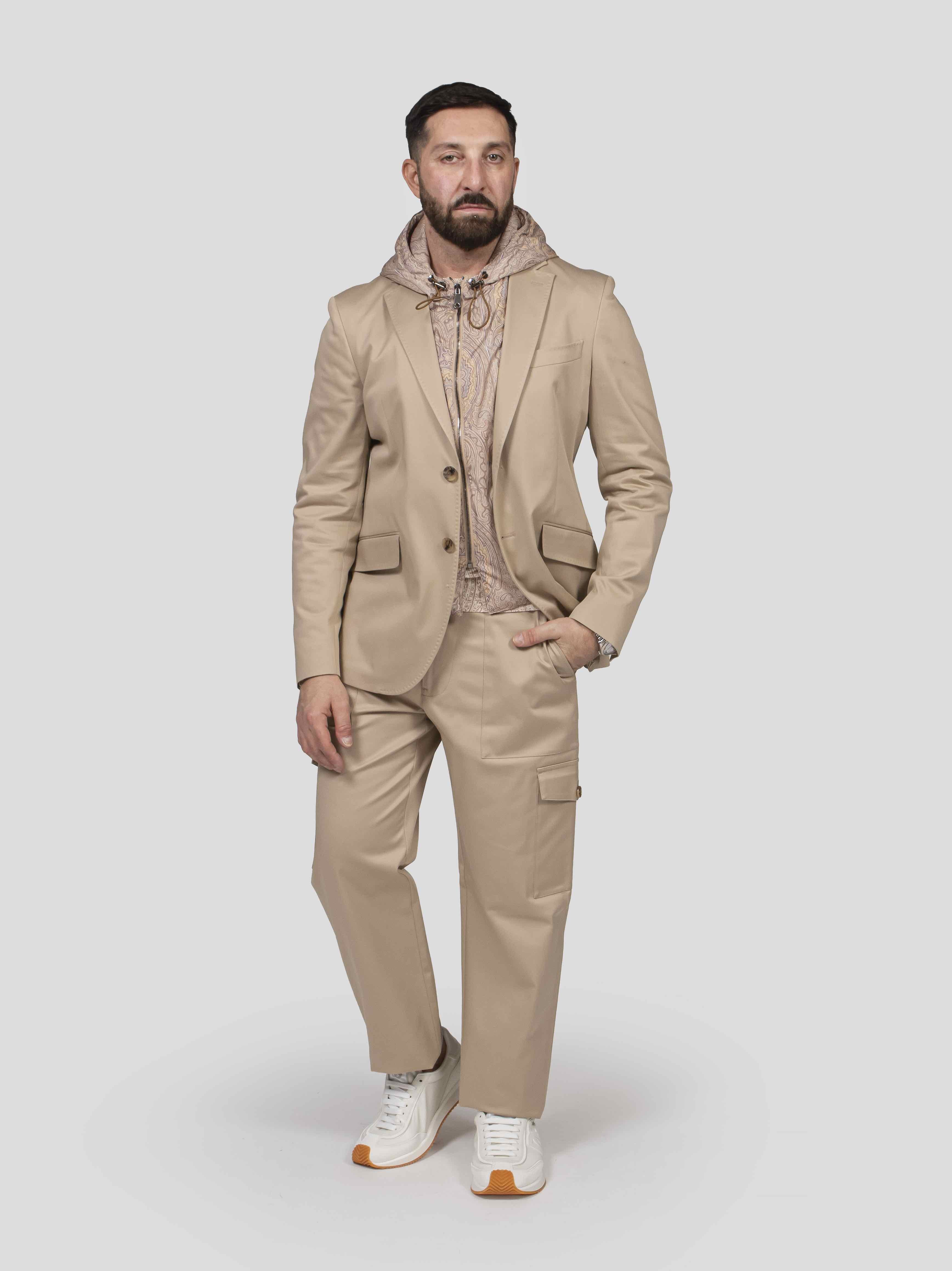 Etro Giacca Roma W/hood M0122 TORTORA