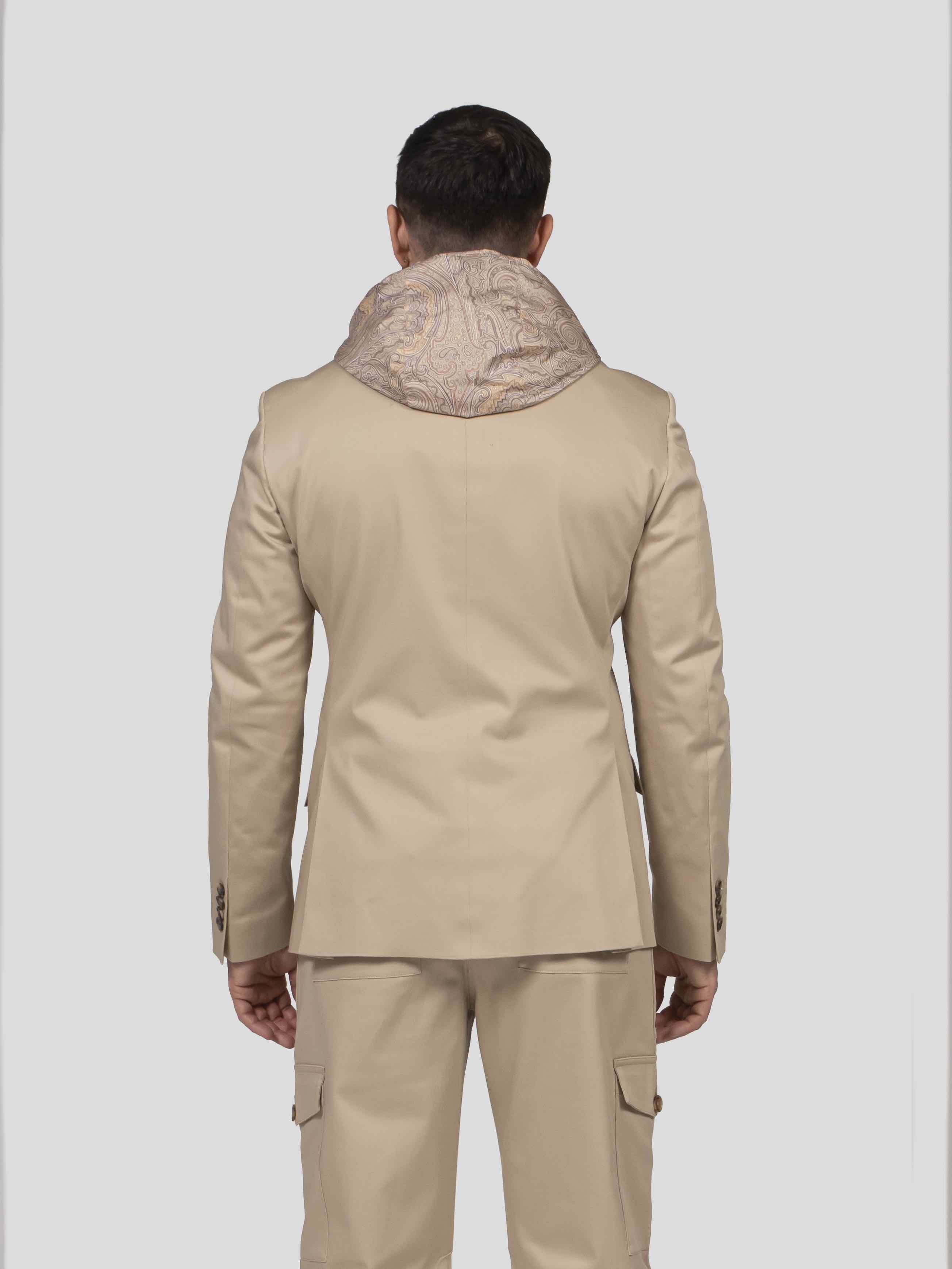 Etro Giacca Roma W/hood M0122 TORTORA
