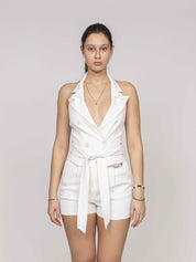 Elisabetta Franchi Gilet 360 AVORIO