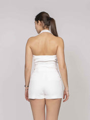 Elisabetta Franchi Gilet 360 AVORIO