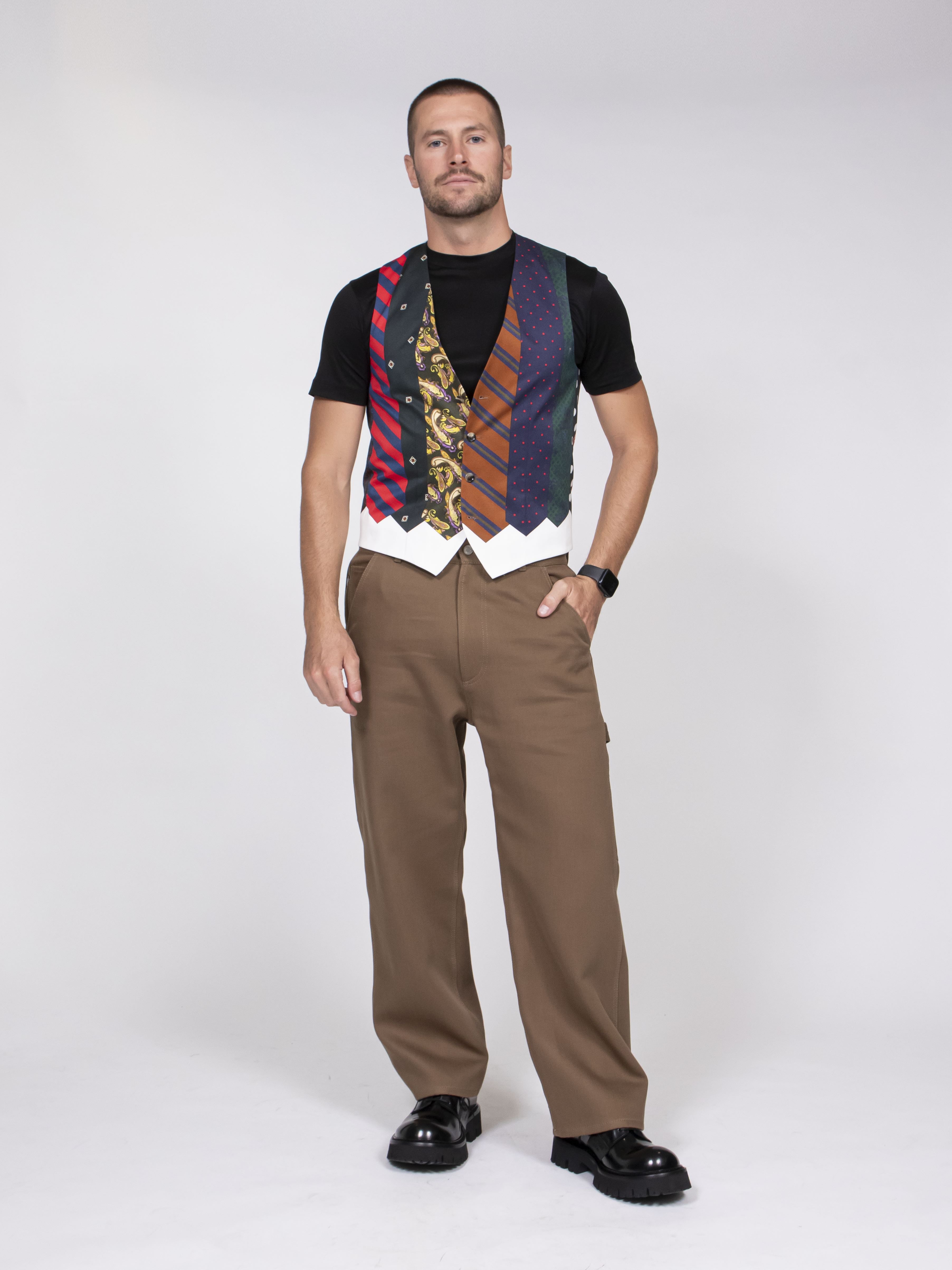 Moschino Gilet con Stampa 1888 VARIANTE UNICA