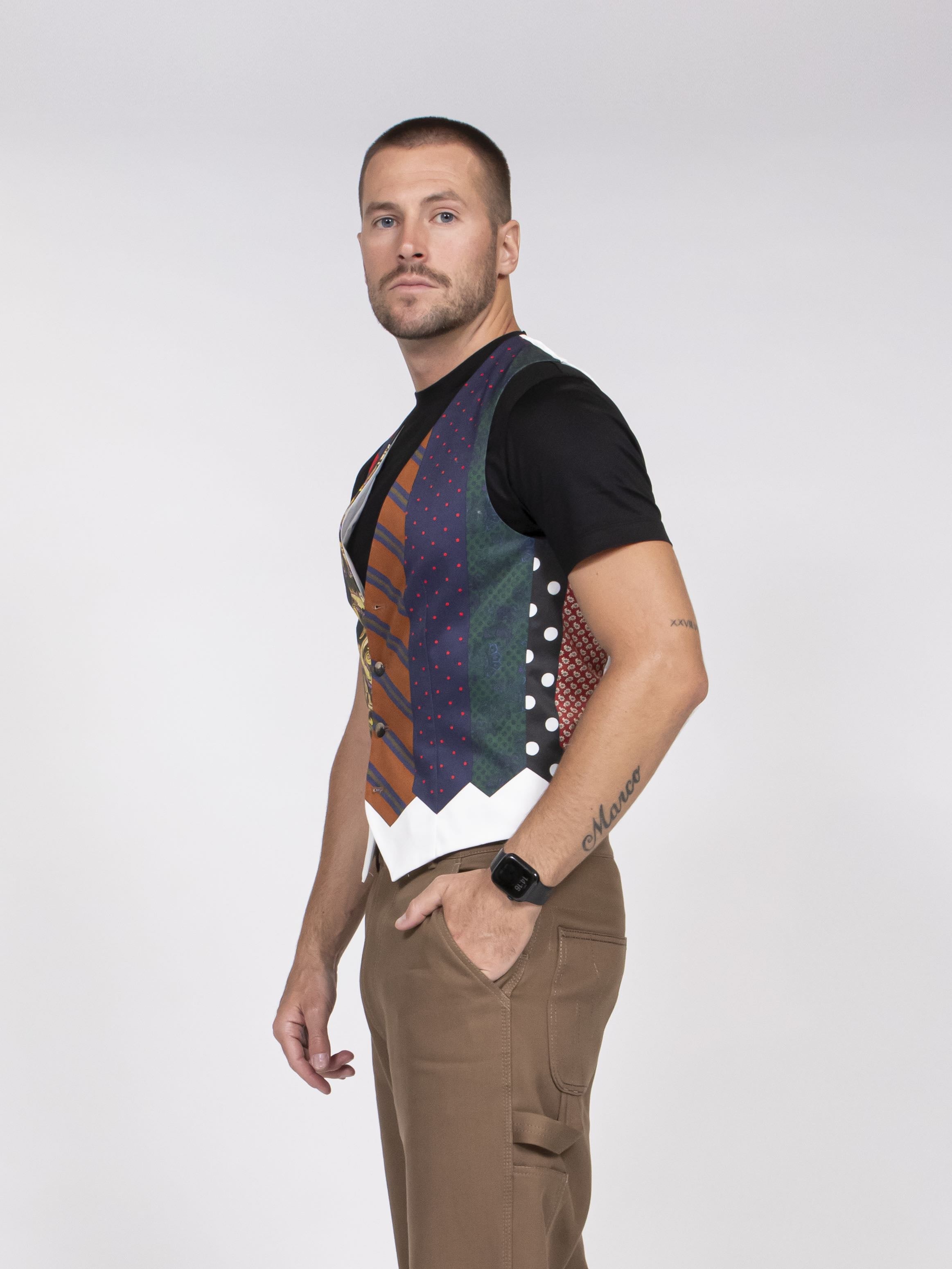 Moschino Gilet con Stampa 1888 VARIANTE UNICA