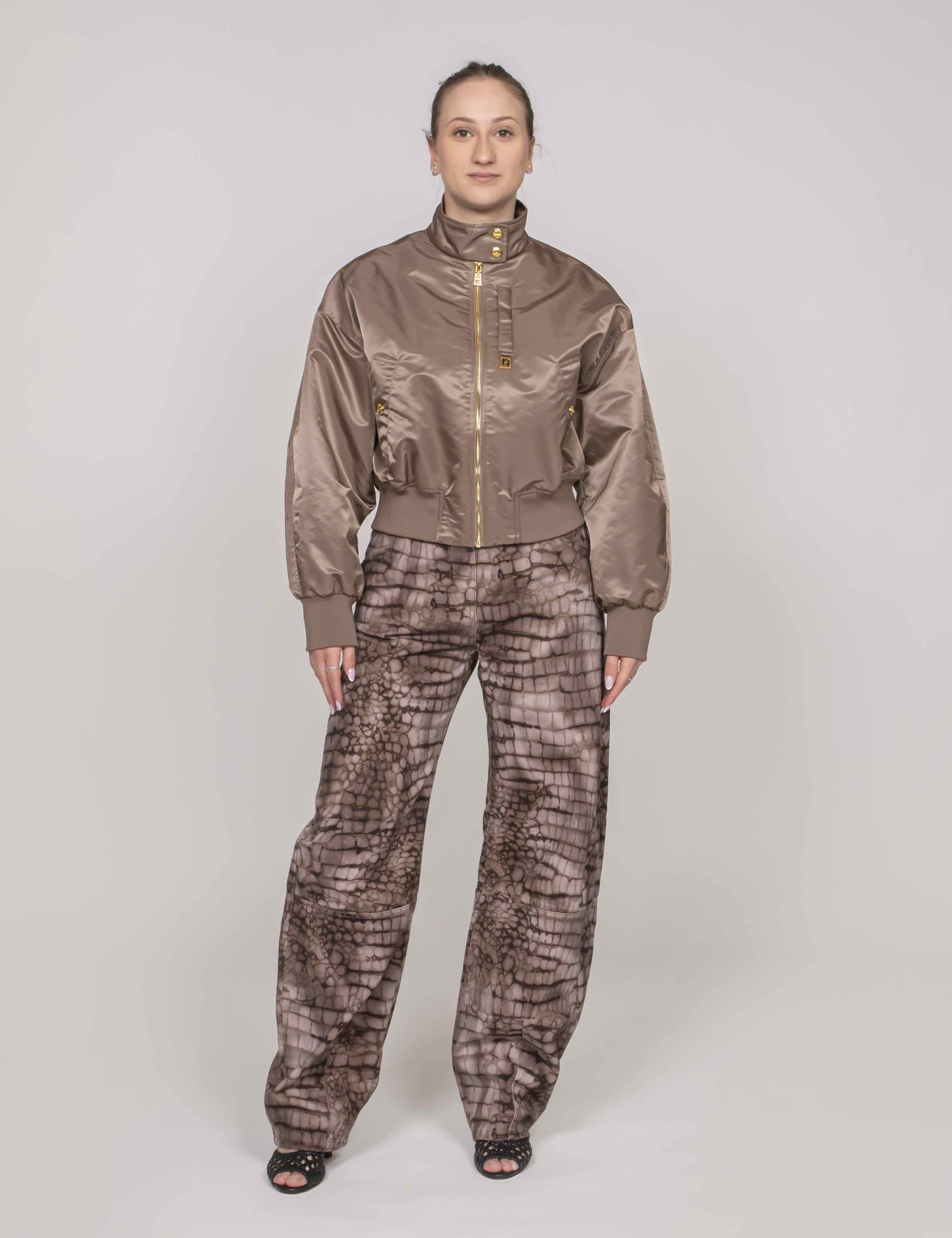 Elisabetta Franchi Giubbotto 229 ARGILLA