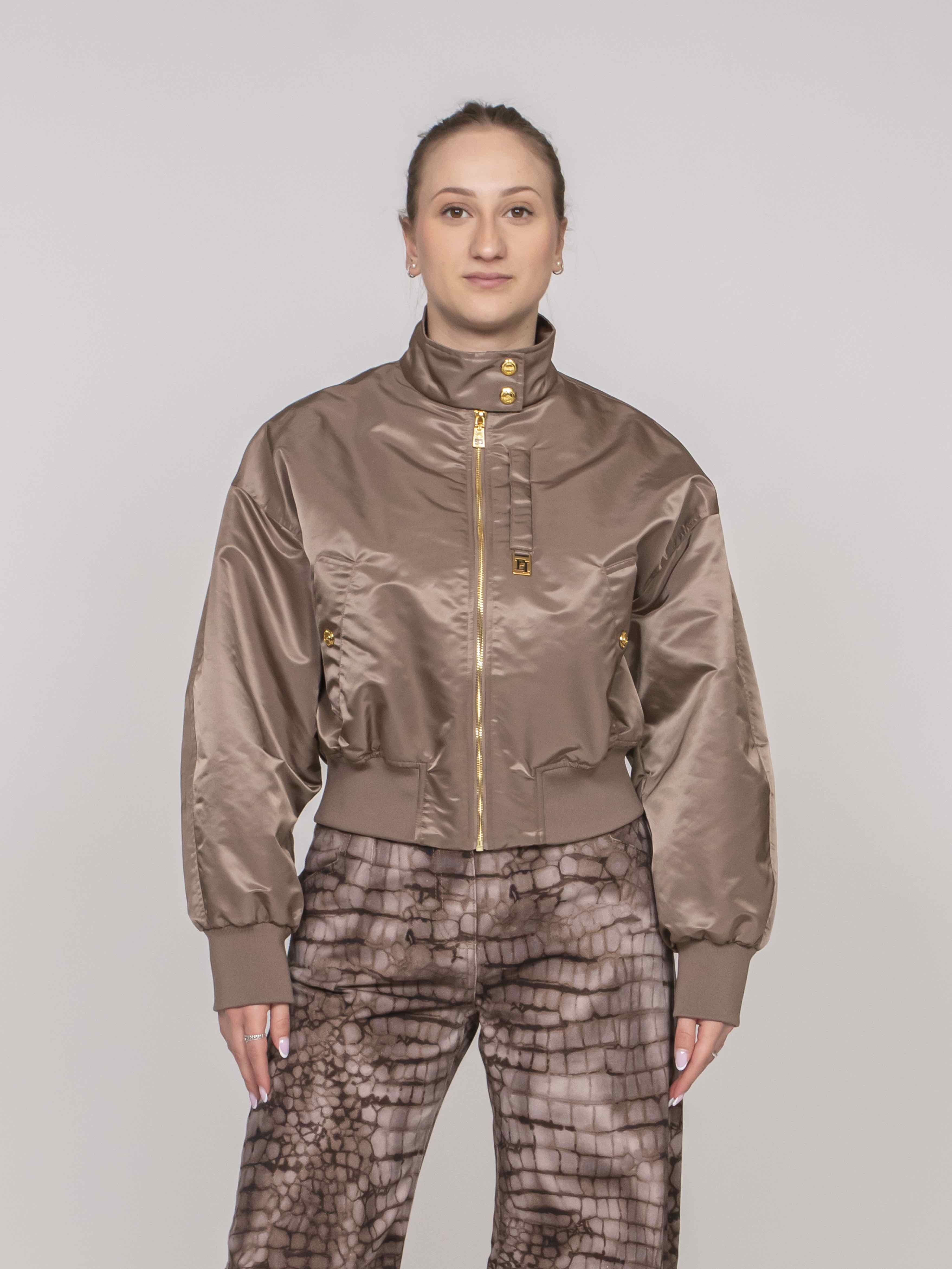 Elisabetta Franchi Giubbotto 229 ARGILLA
