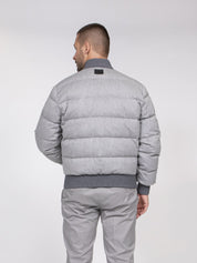 Dolce & Gabbana Giubbotto S8290 MELANGE GRIGIO
