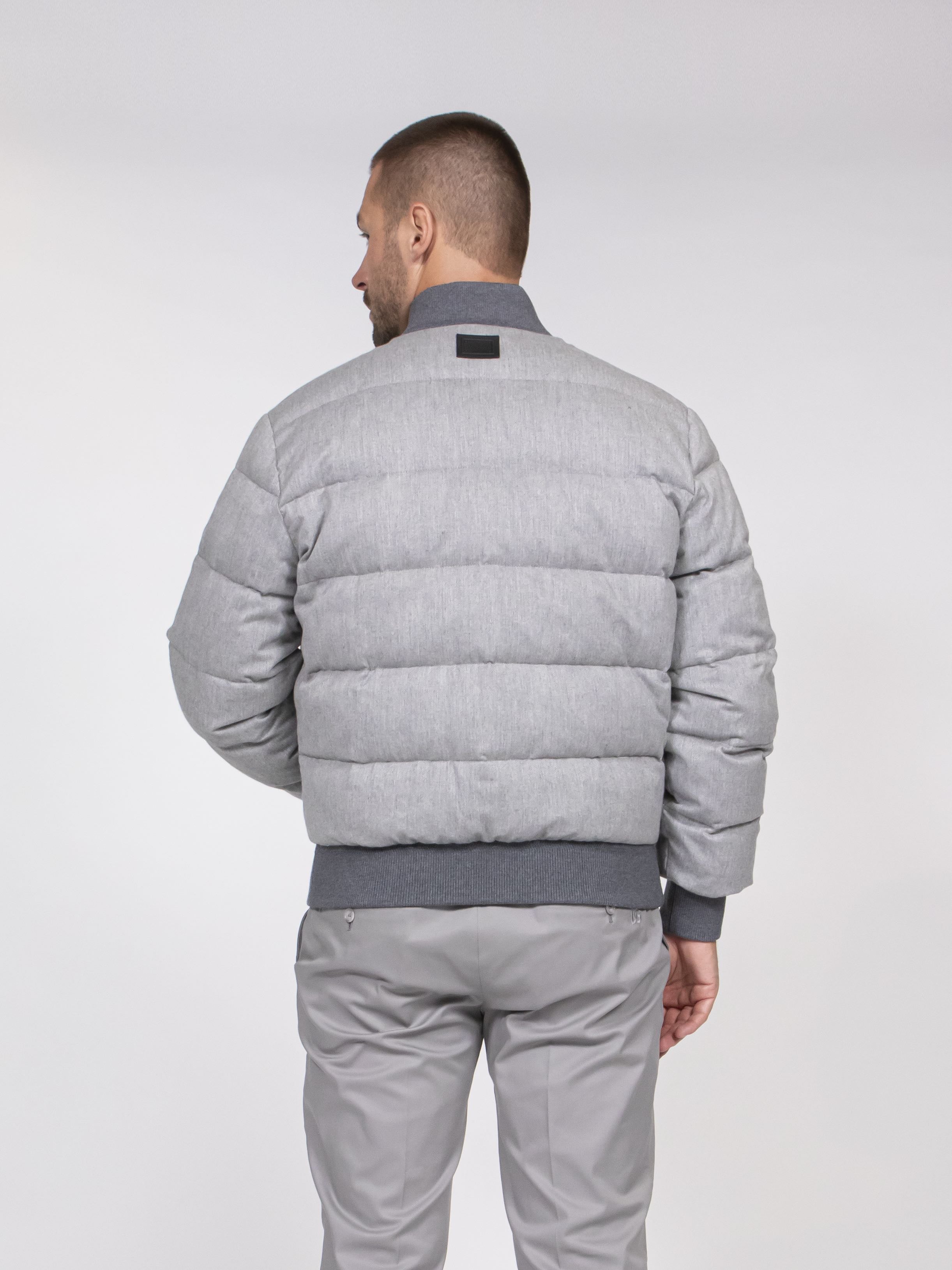 Dolce & Gabbana Giubbotto S8290 MELANGE GRIGIO