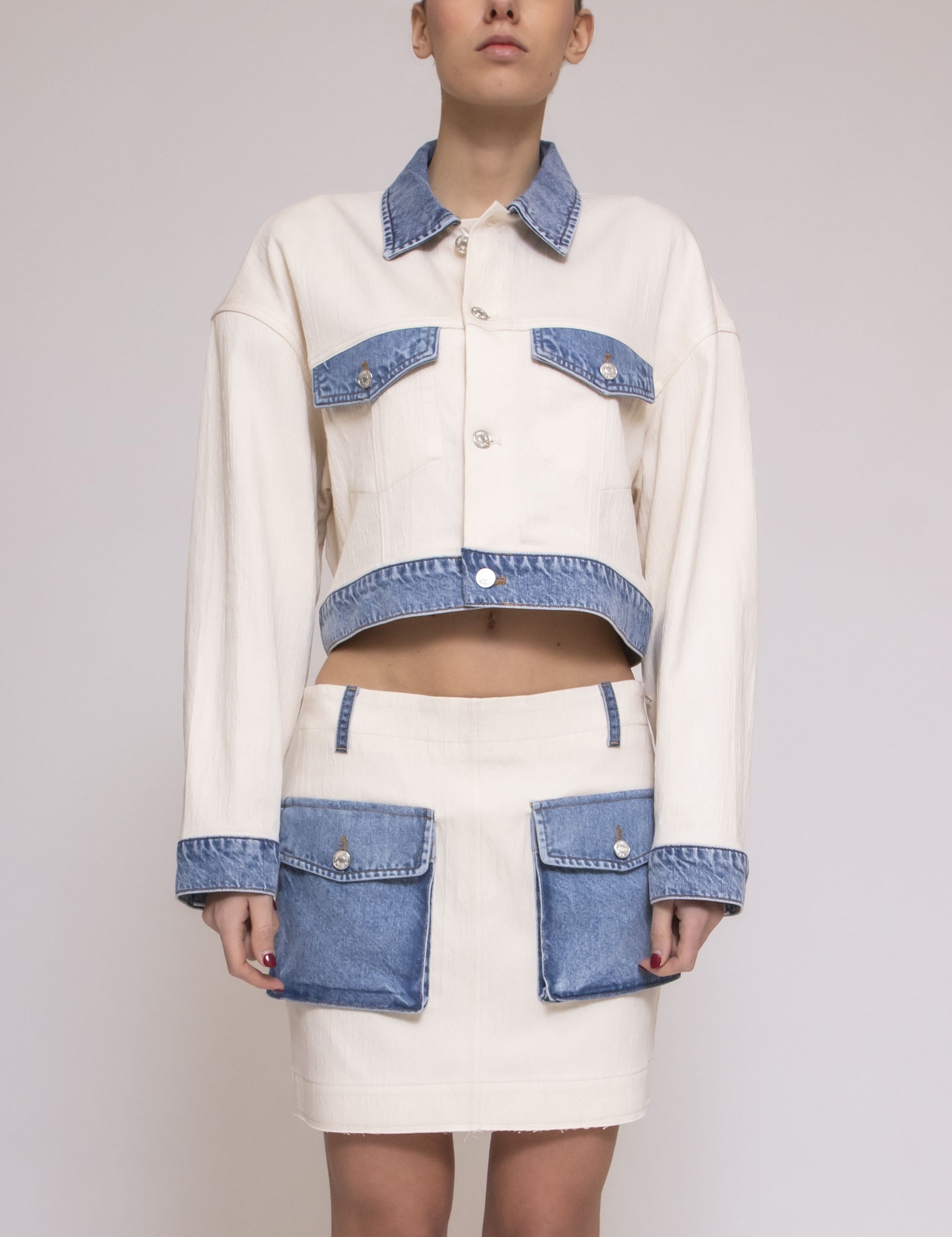 Moschino Jeans Gonna 1463 BEIGE