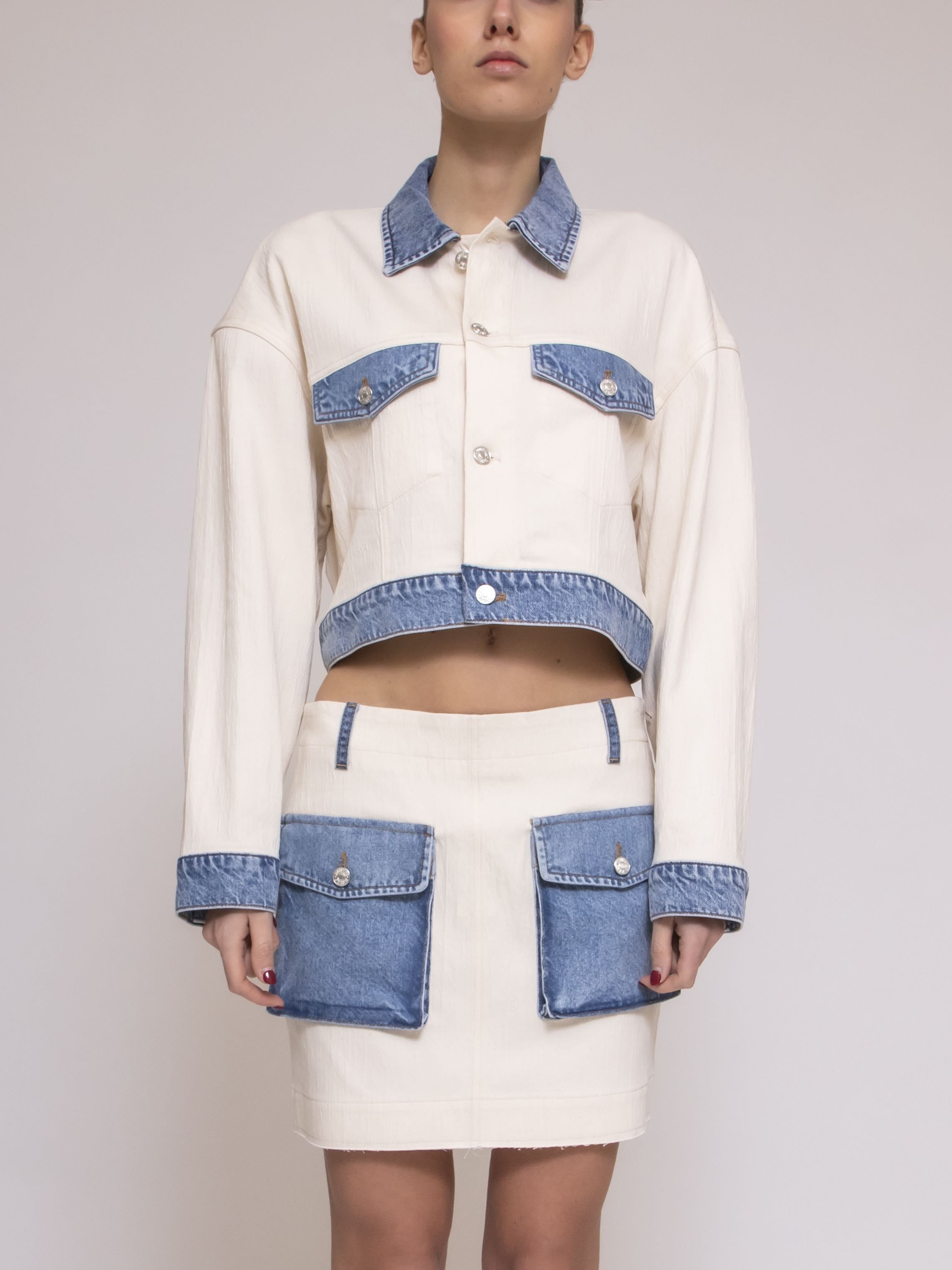 Moschino Jeans Gonna 1463 BEIGE