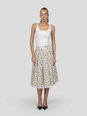 Dolce & Gabbana Gonna HA5XL FIORELLINI F.BCO