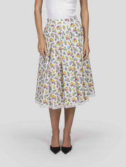 Dolce & Gabbana Gonna HA5XL FIORELLINI F.BCO