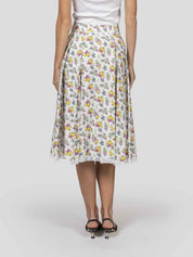 Dolce & Gabbana Gonna HA5XL FIORELLINI F.BCO