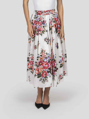 Dolce & Gabbana Gonna HA5ZO MAZZ.FIORI F.BIANCO