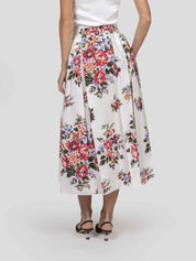 Dolce & Gabbana Gonna HA5ZO MAZZ.FIORI F.BIANCO