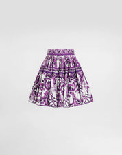 Dolce & Gabbana Gonna I23TN MAIOLICA VIOLA