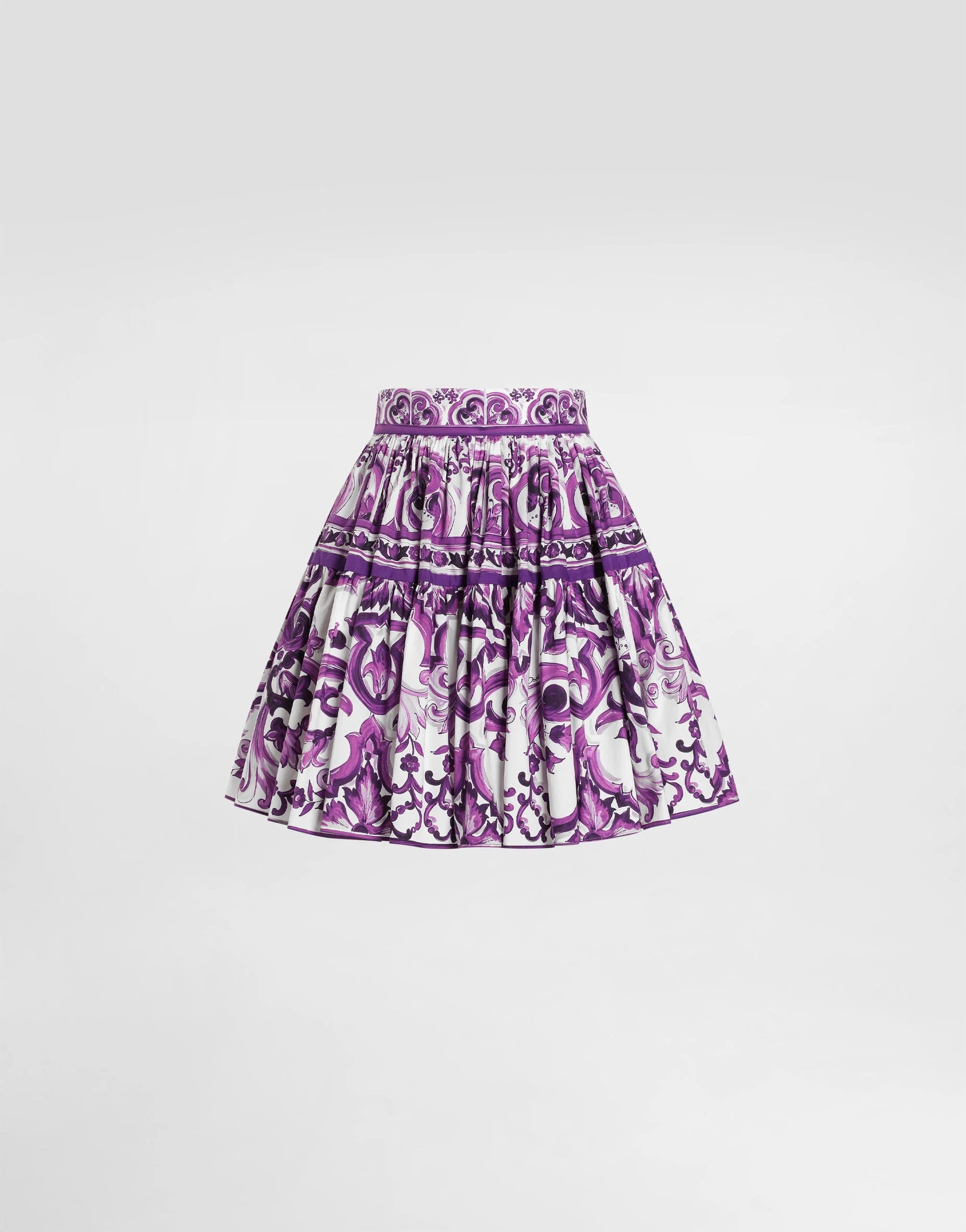 Dolce & Gabbana Gonna I23TN MAIOLICA VIOLA
