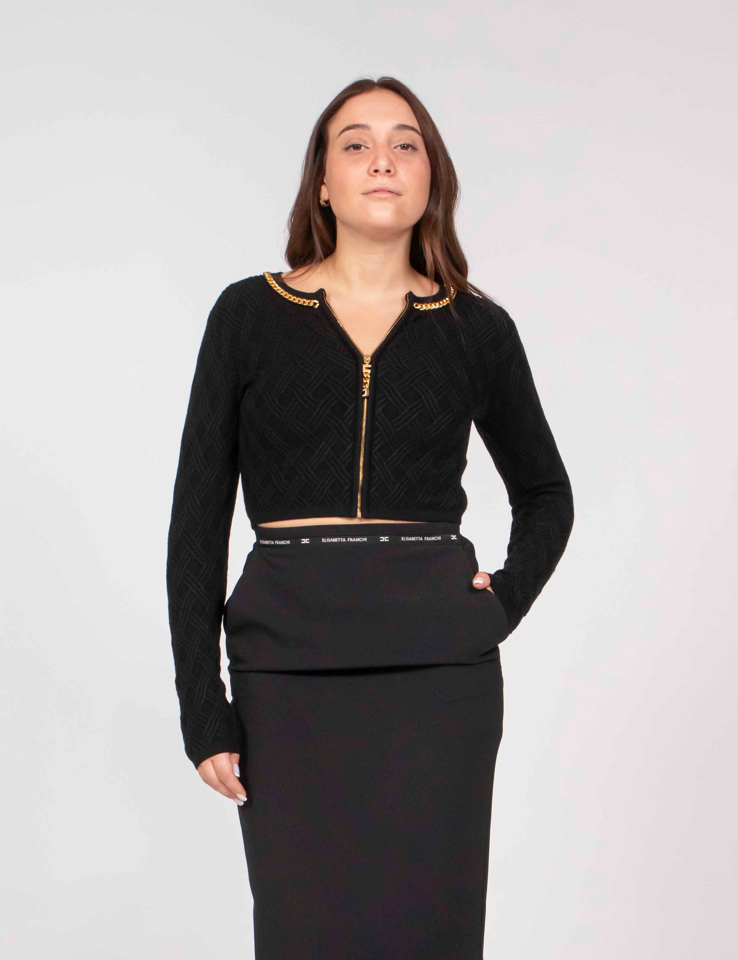 Elisabetta Franchi Maglia 110 NERO