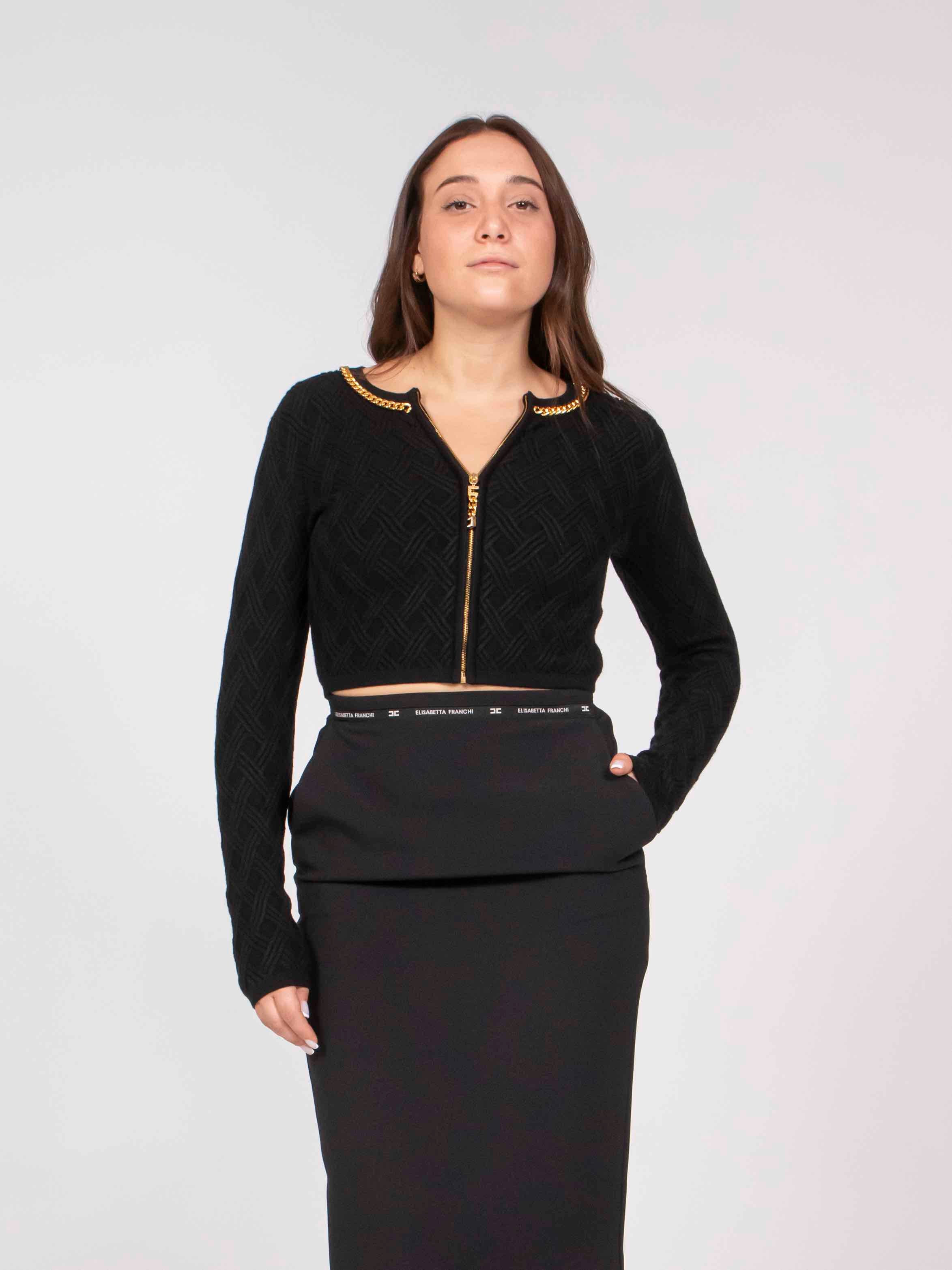 Elisabetta Franchi Maglia 110 NERO