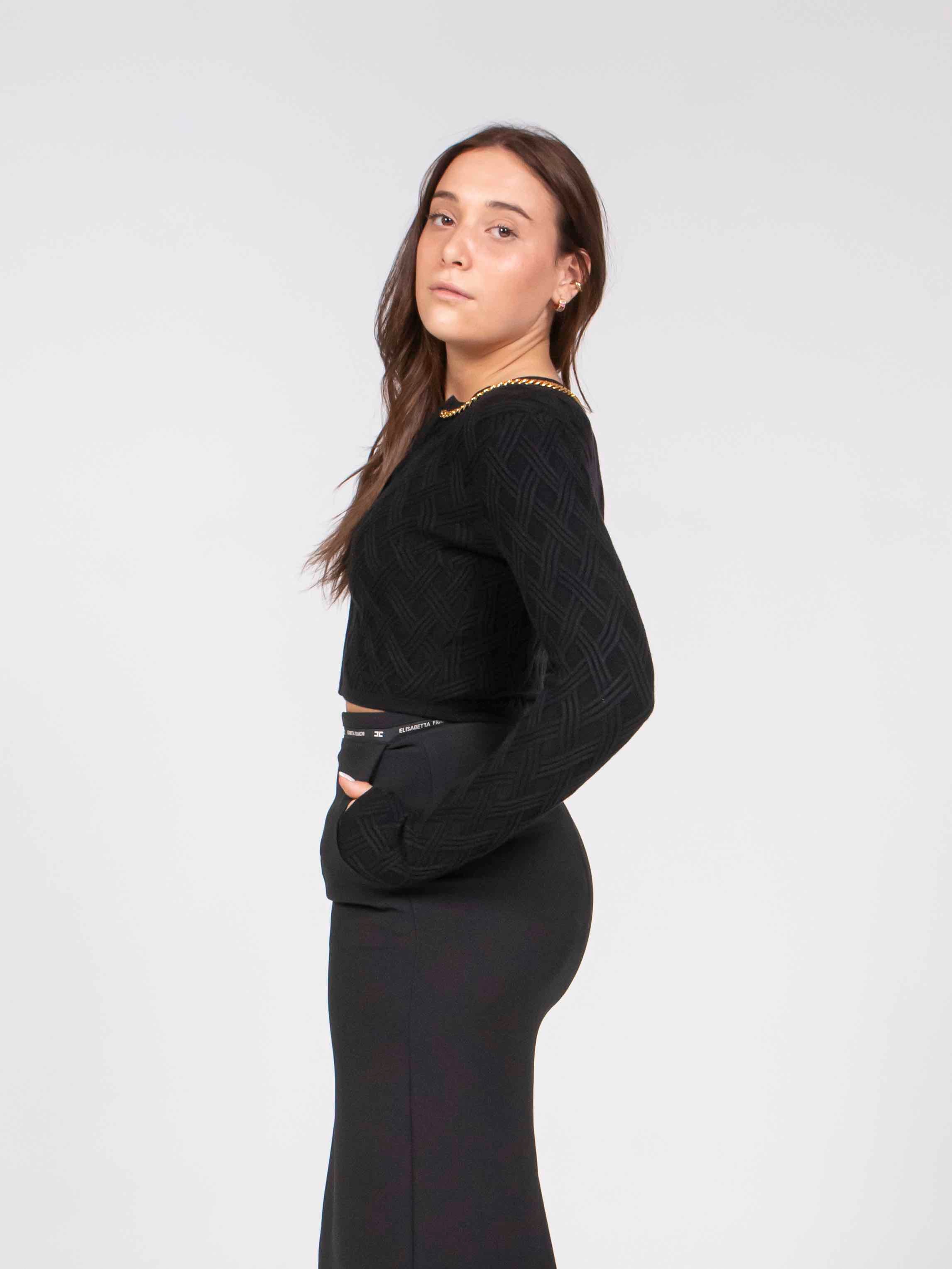 Elisabetta Franchi Maglia 110 NERO