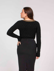 Elisabetta Franchi Maglia 110 NERO