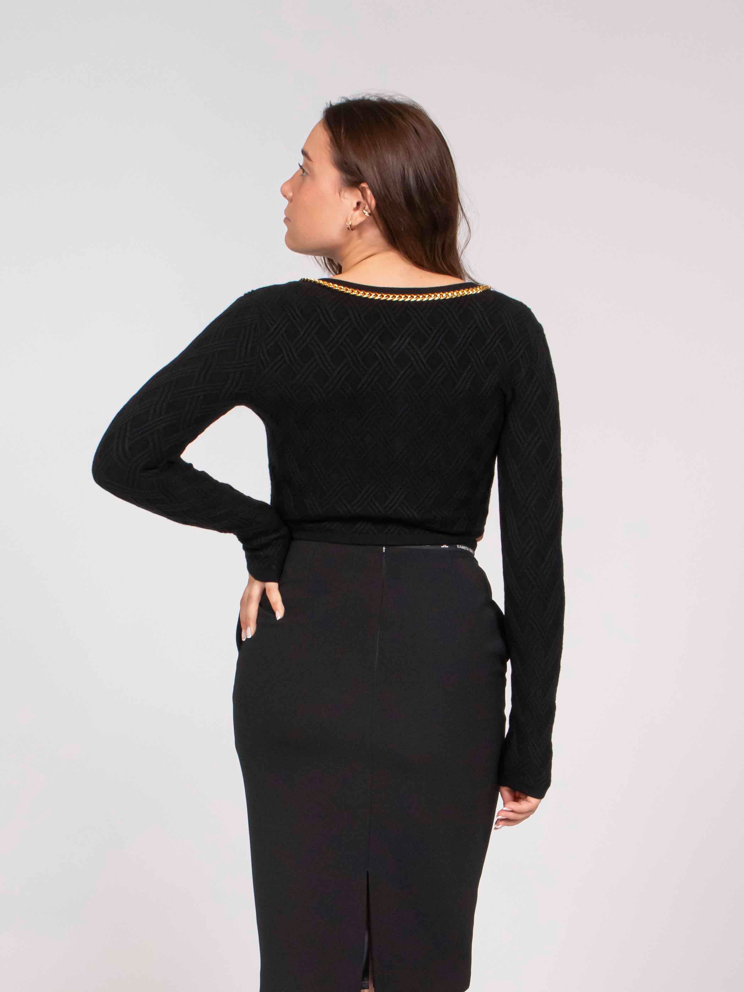 Elisabetta Franchi Maglia 110 NERO