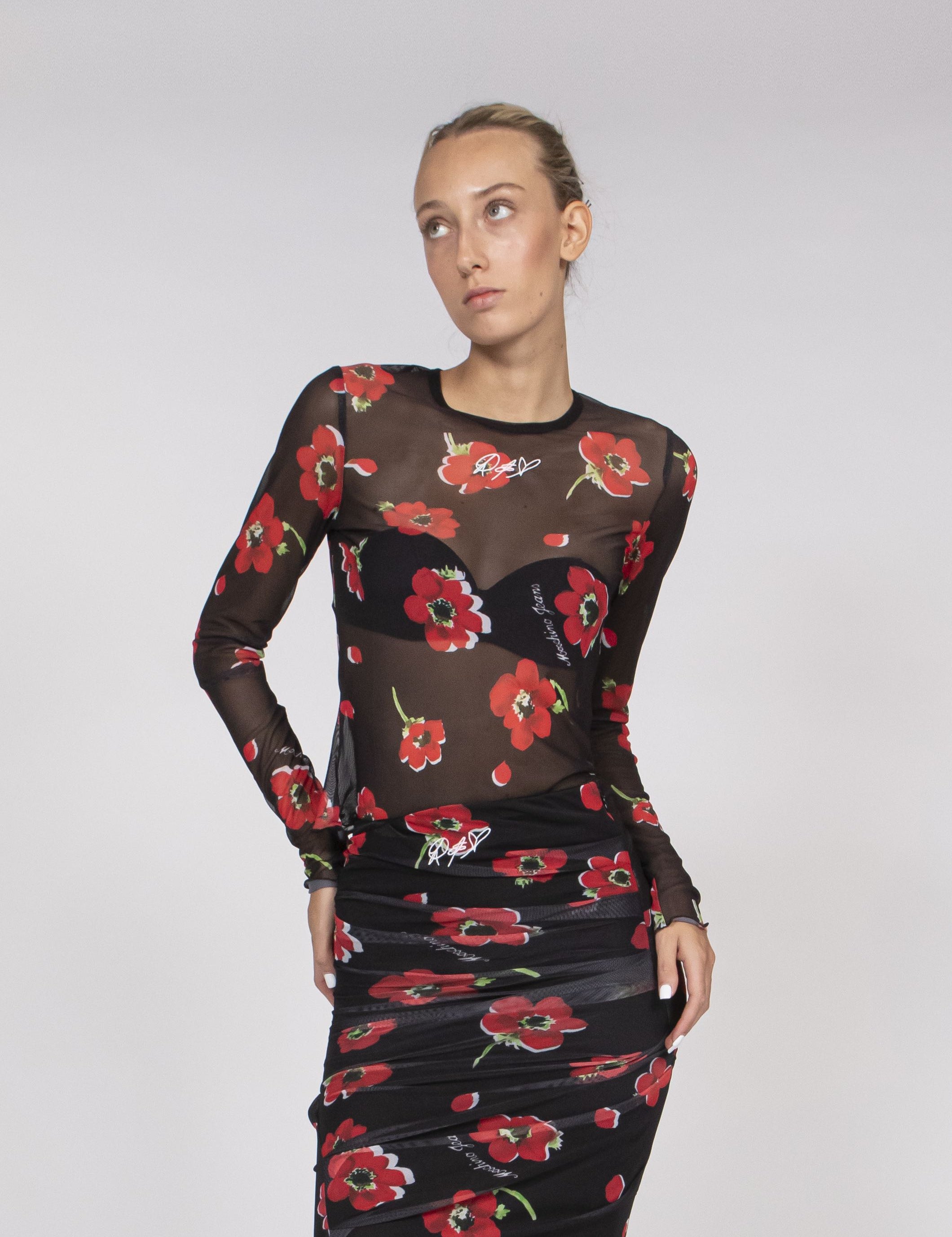 Moschino Jeans Maglia 1555 FANTASIA FIORI