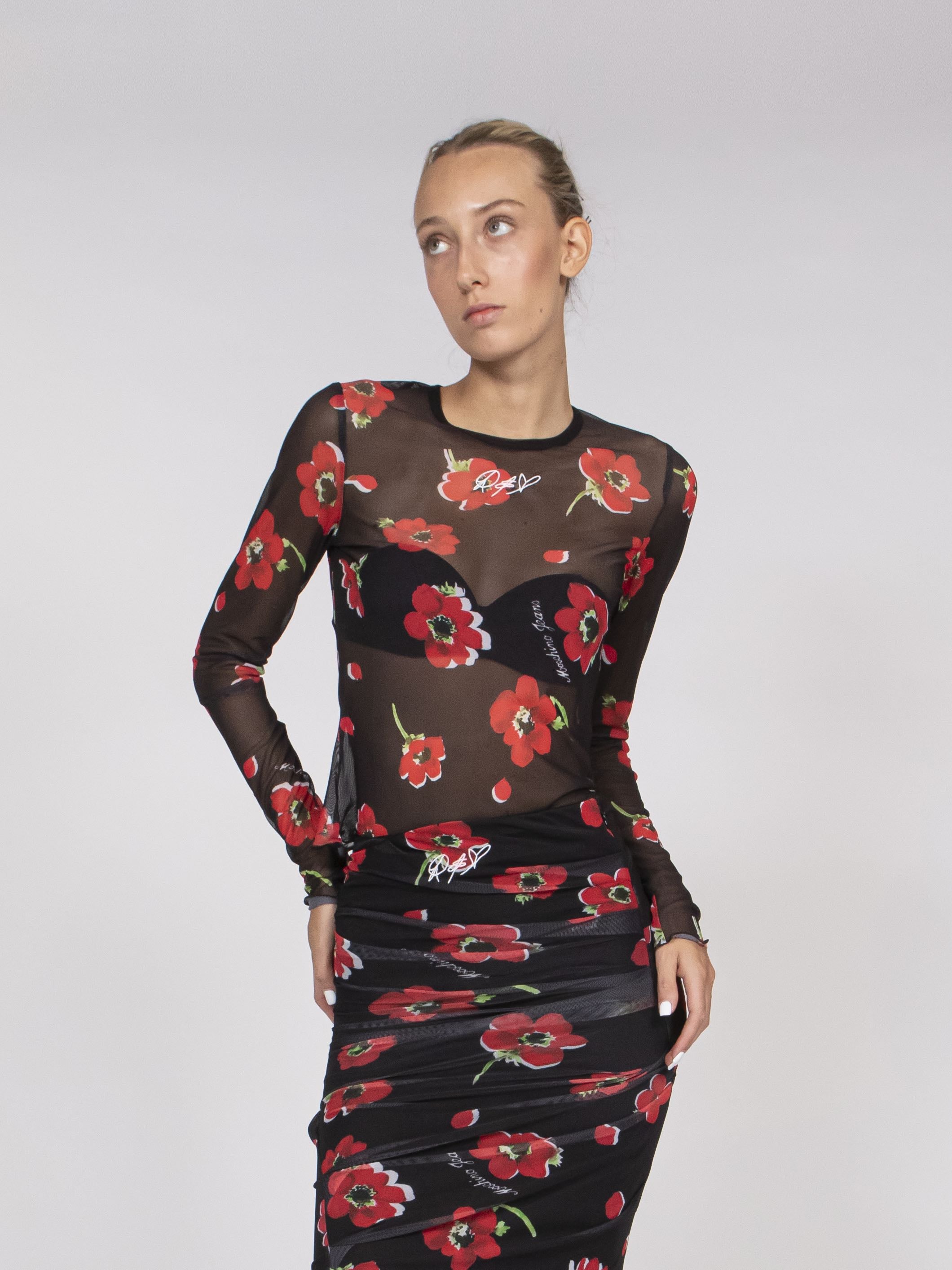 Moschino Jeans Maglia 1555 FANTASIA FIORI