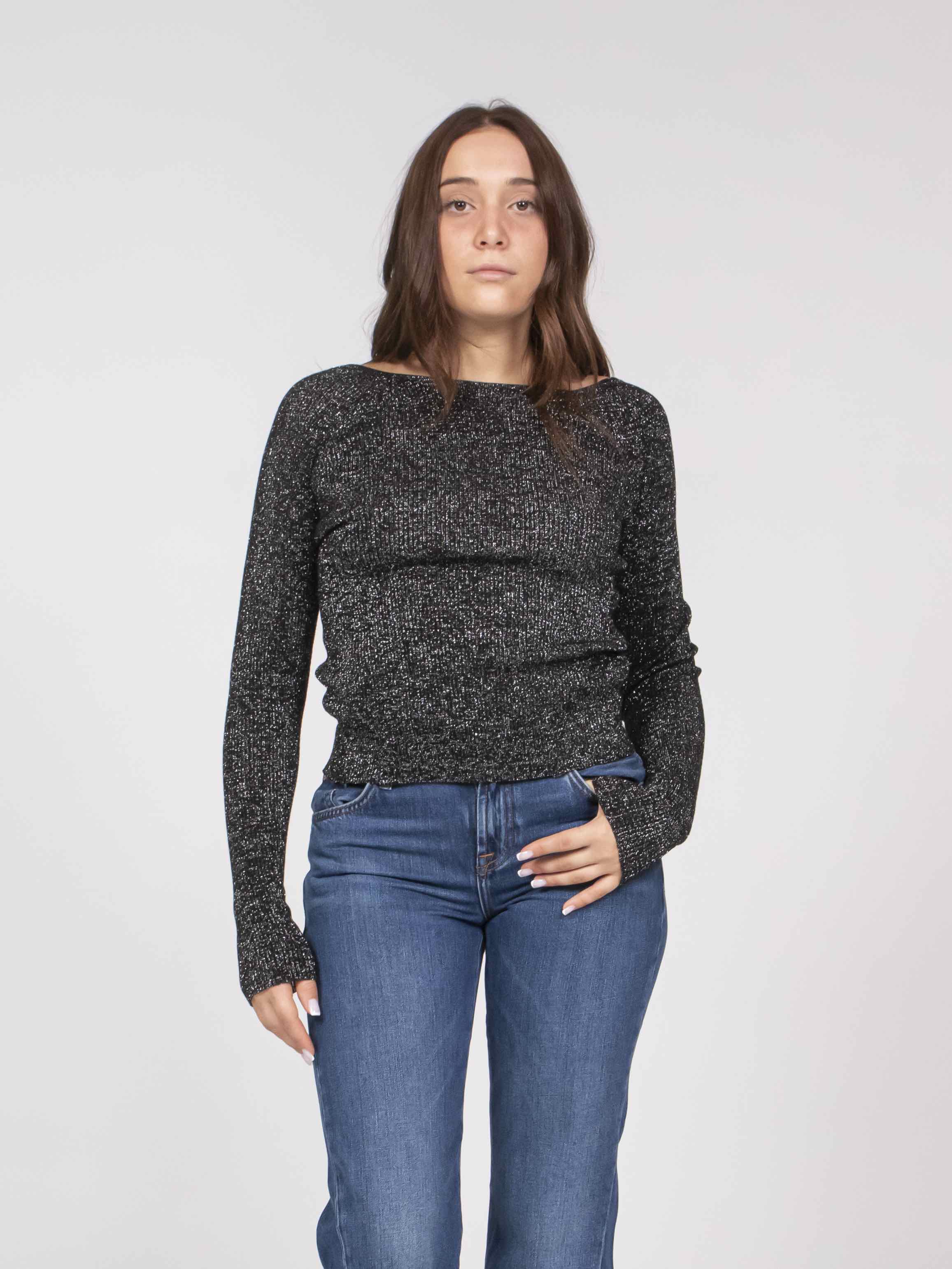 Moschino Jeans Maglia 1555 FANTASIA NERO
