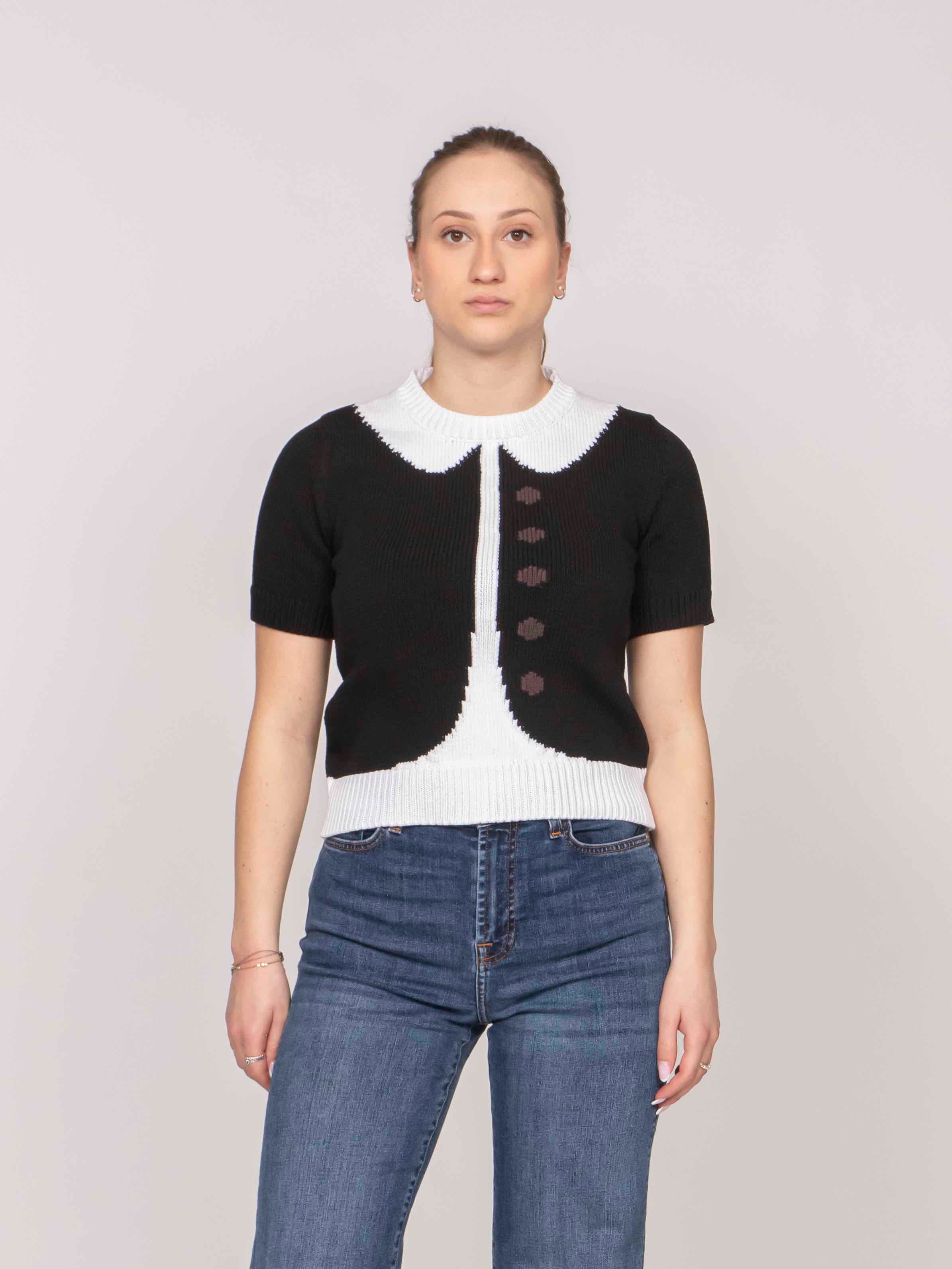 Moschino Maglia 1555 FANTASIA NERO