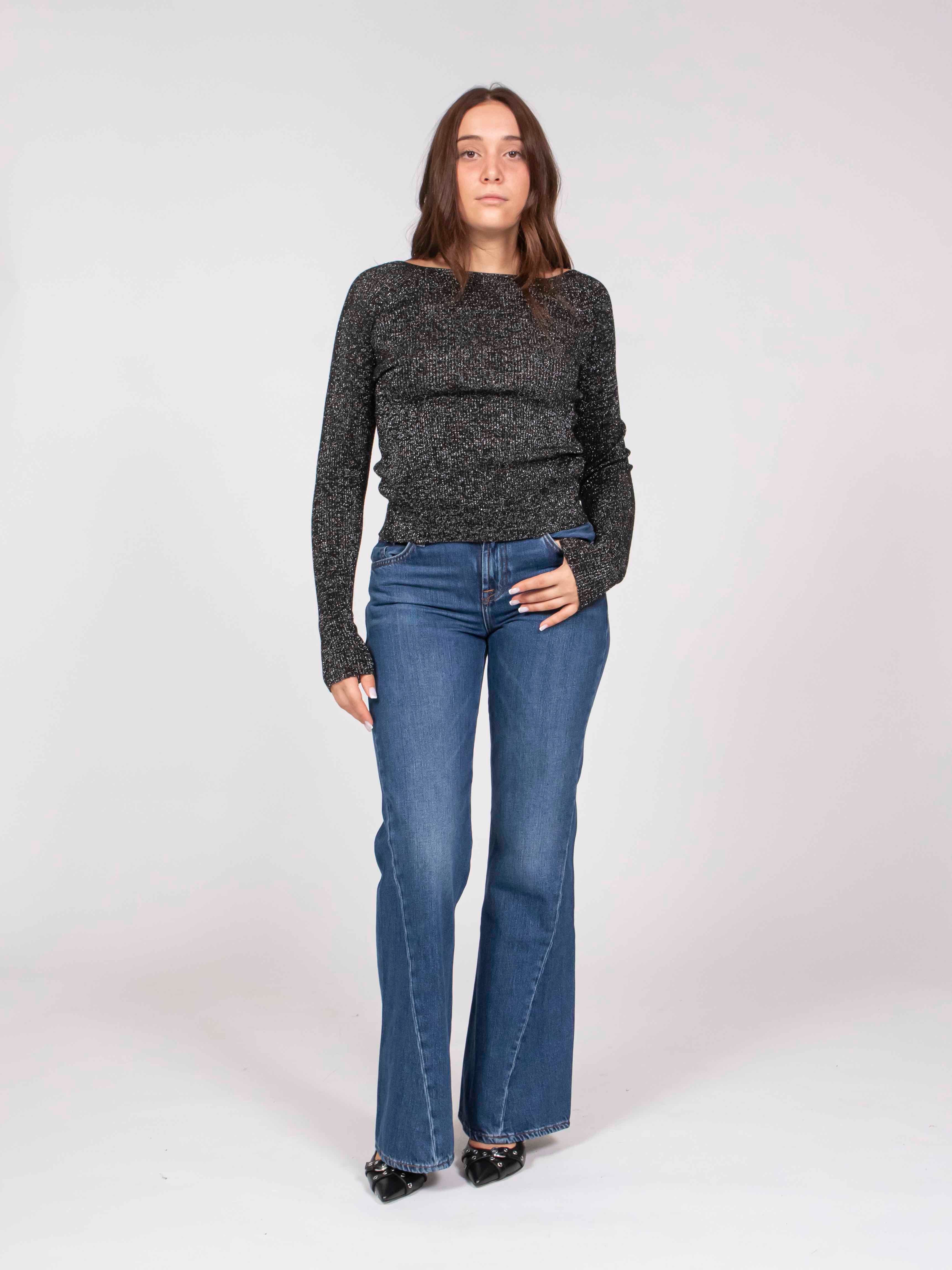 Moschino Jeans Maglia 1555 FANTASIA NERO