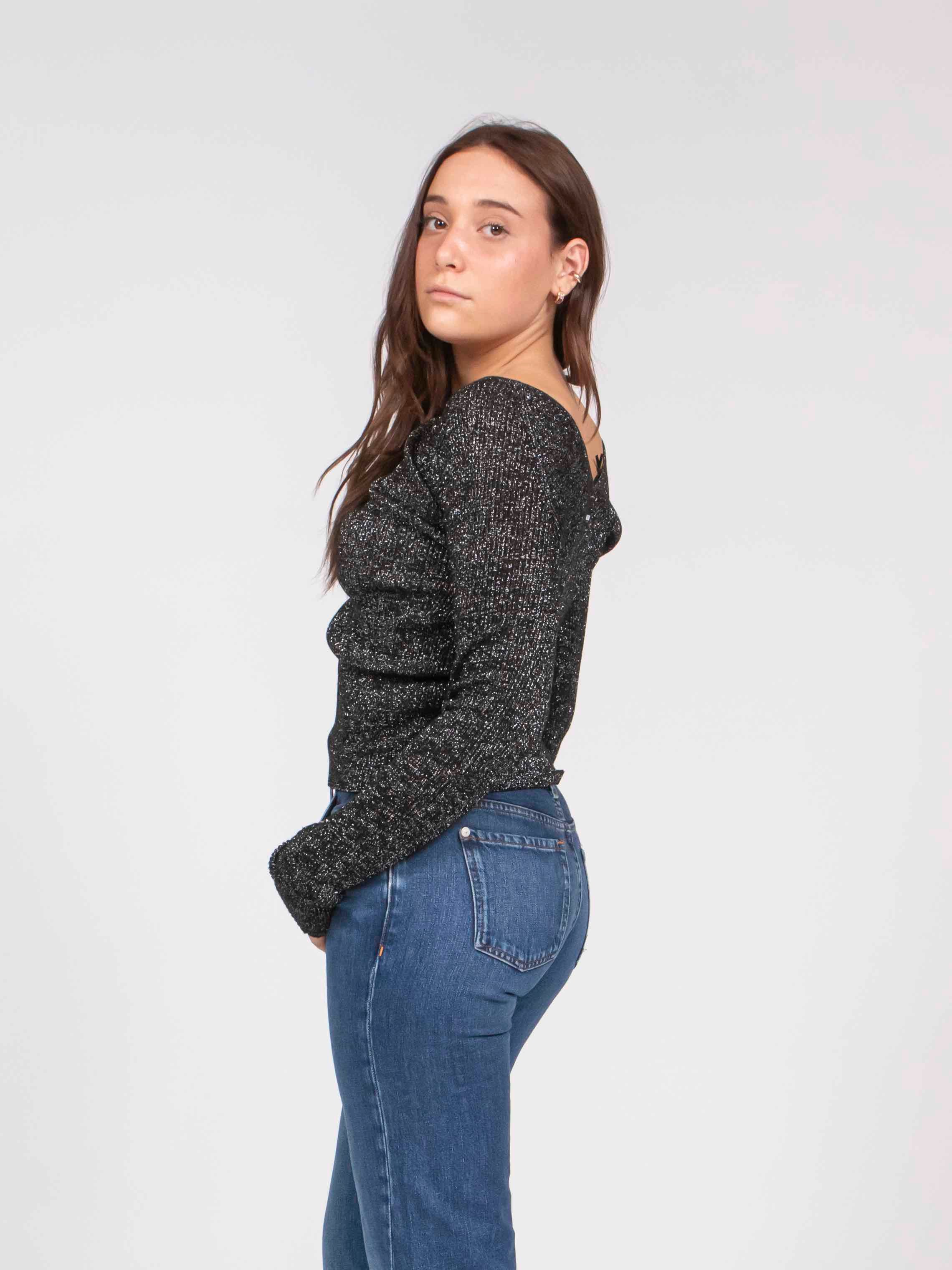 Moschino Jeans Maglia 1555 FANTASIA NERO