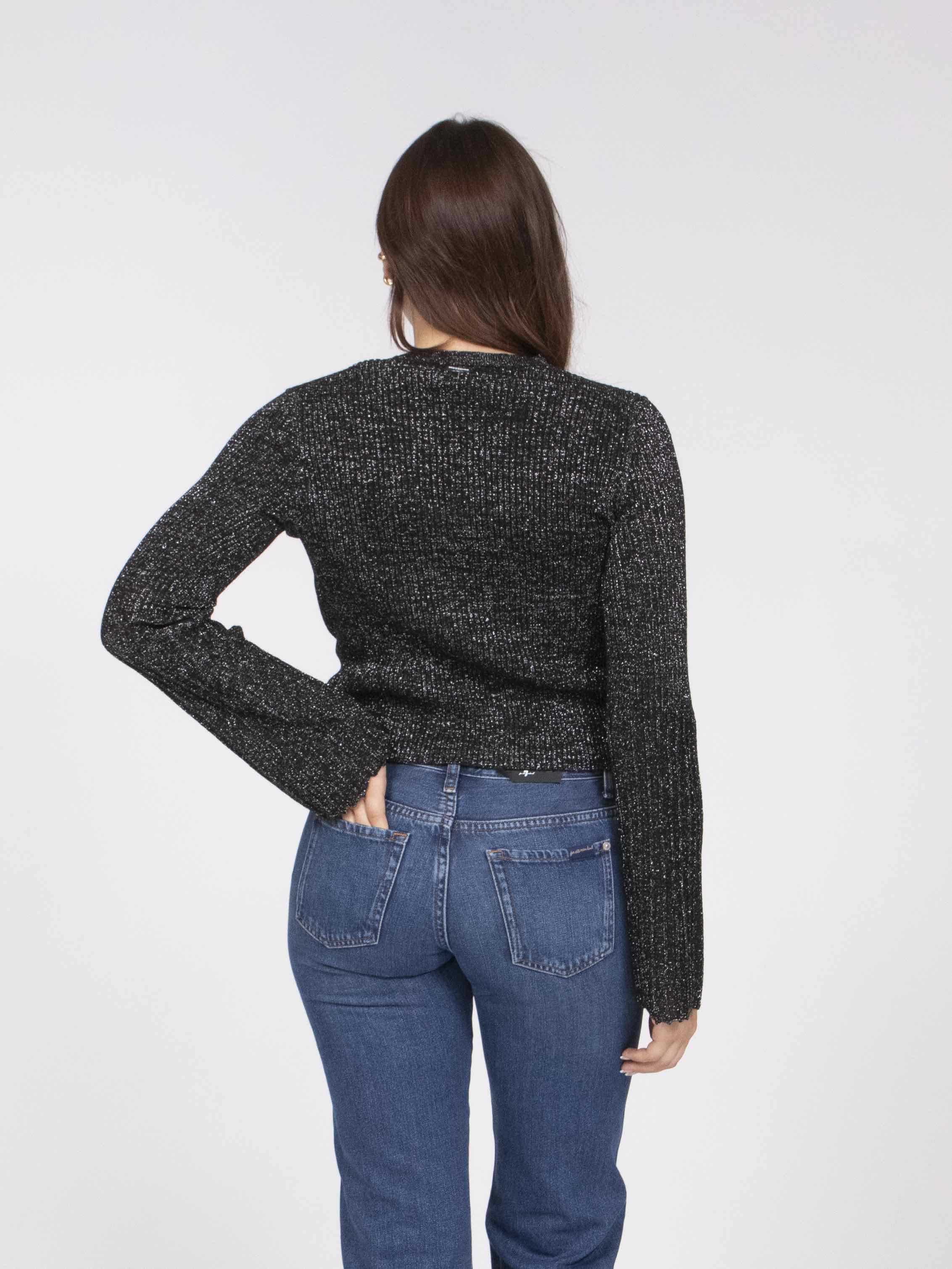 Moschino Jeans Maglia 1555 FANTASIA NERO
