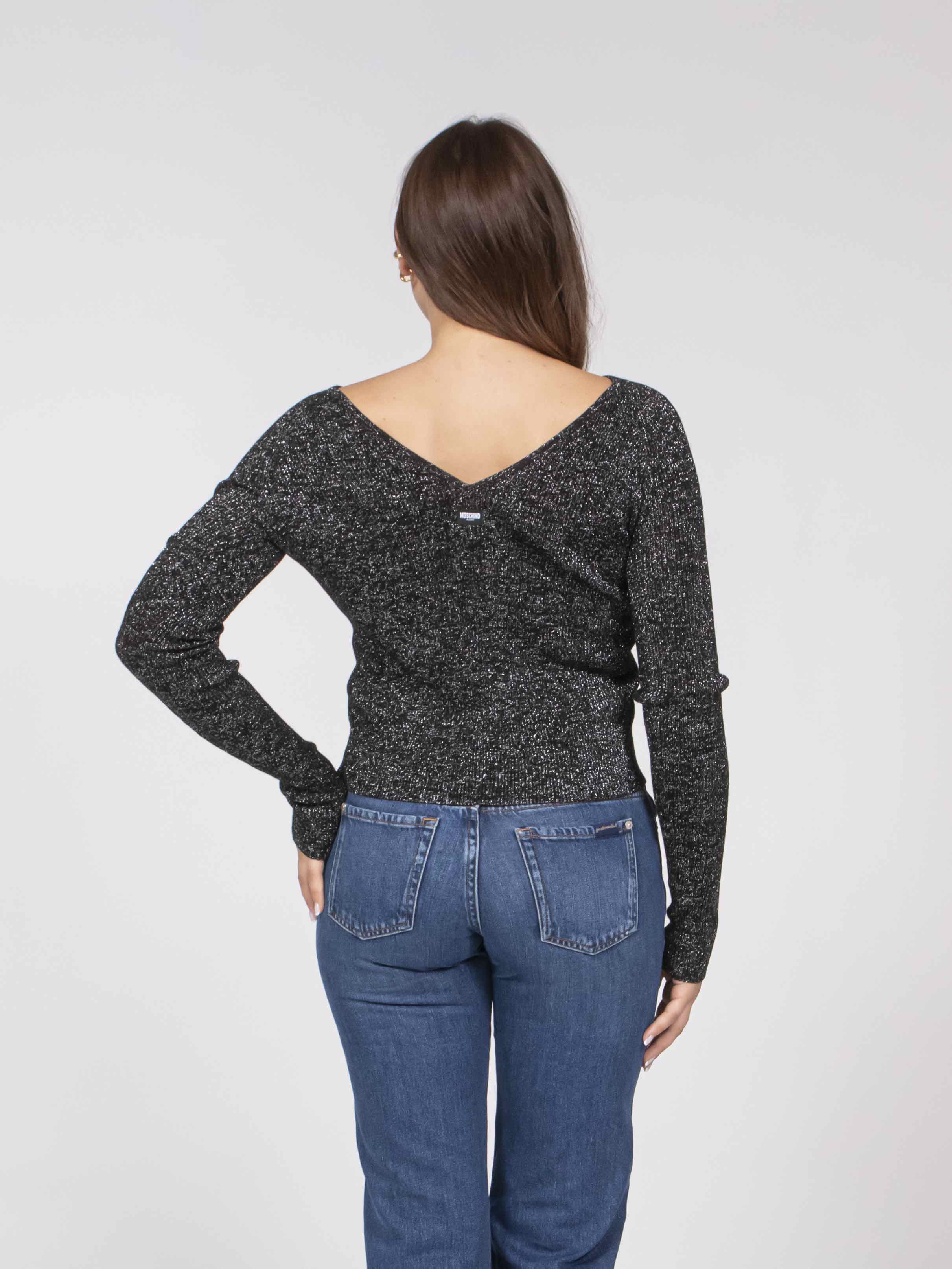 Moschino Jeans Maglia 1555 FANTASIA NERO