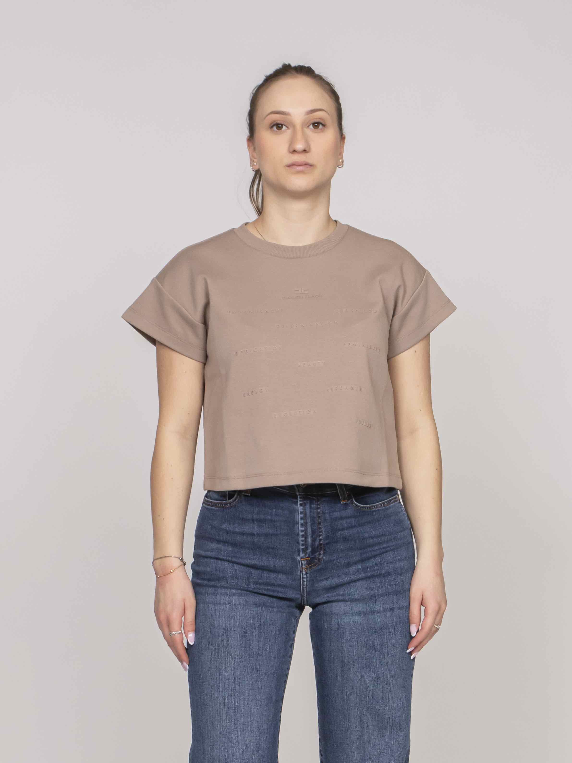 Elisabetta Franchi Maglia 229 ARGILLA