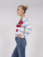 Moschino Jeans Maglia 2305 FANTASIA AZZURRO