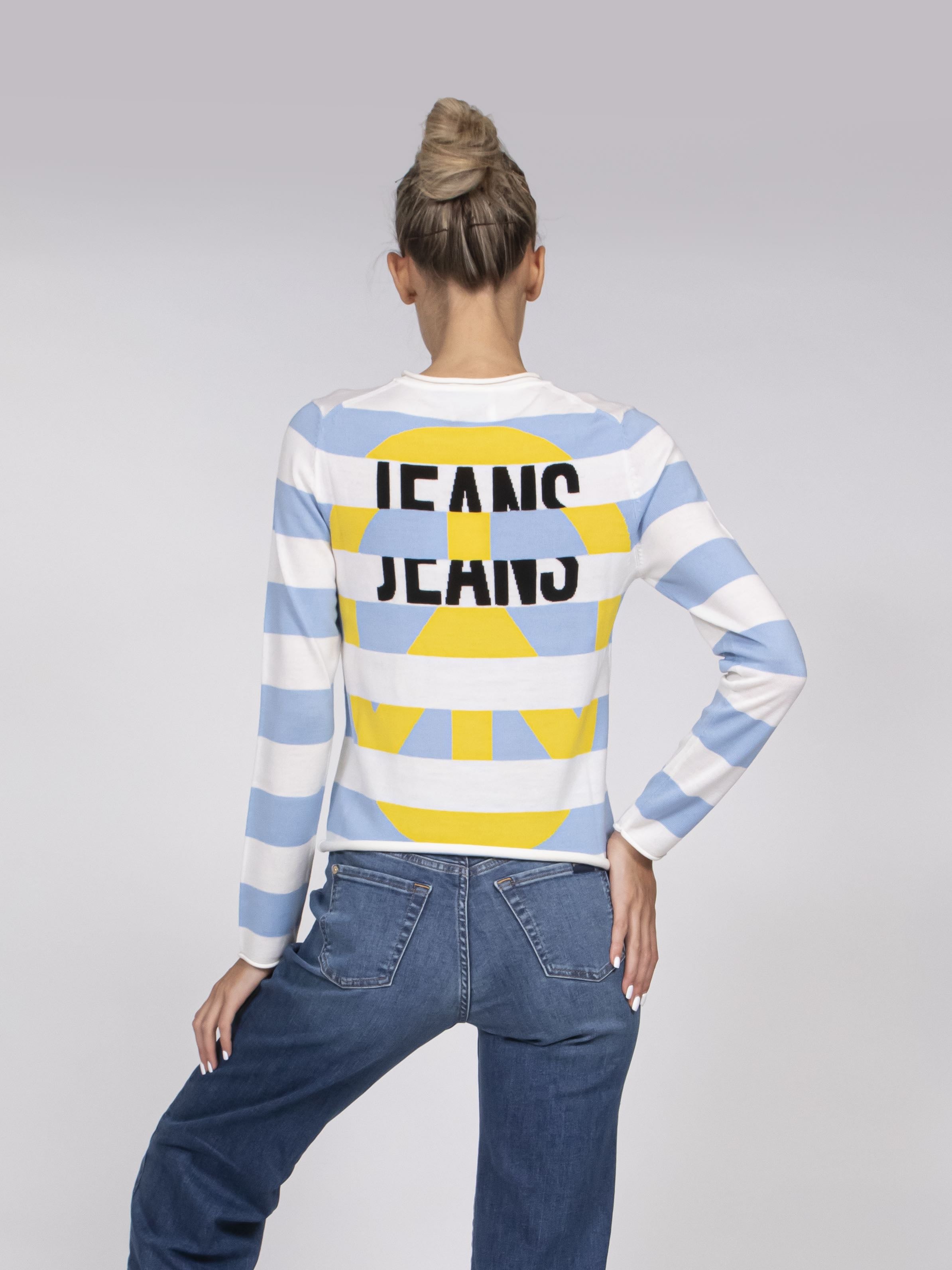 Moschino Jeans Maglia 2305 FANTASIA AZZURRO