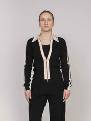 Elisabetta Franchi Maglia 685 NERO/BURRO