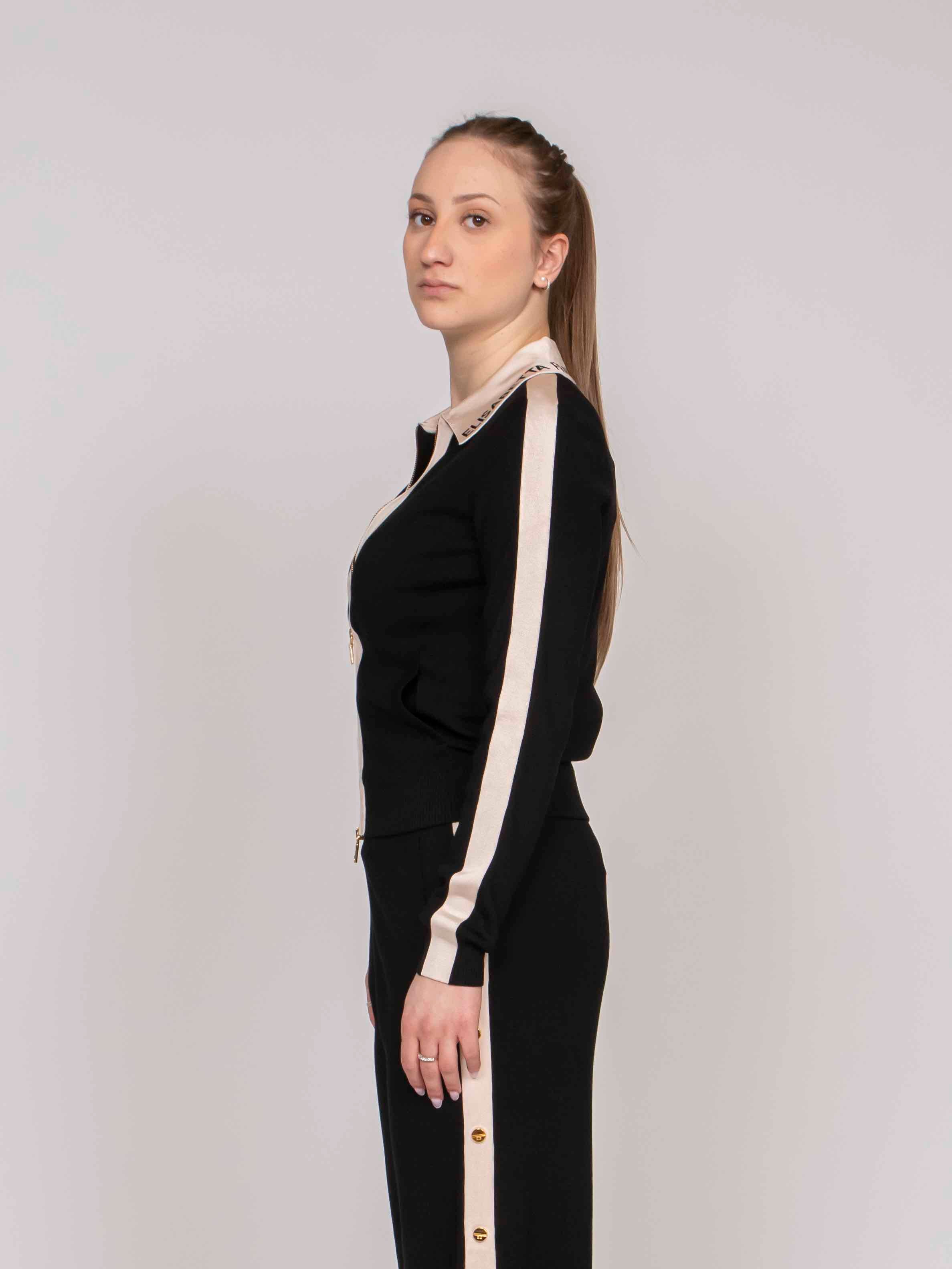 Elisabetta Franchi Maglia 685 NERO/BURRO