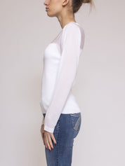 Liviana Conti Maglia a Kimono A01-0 BIANCO