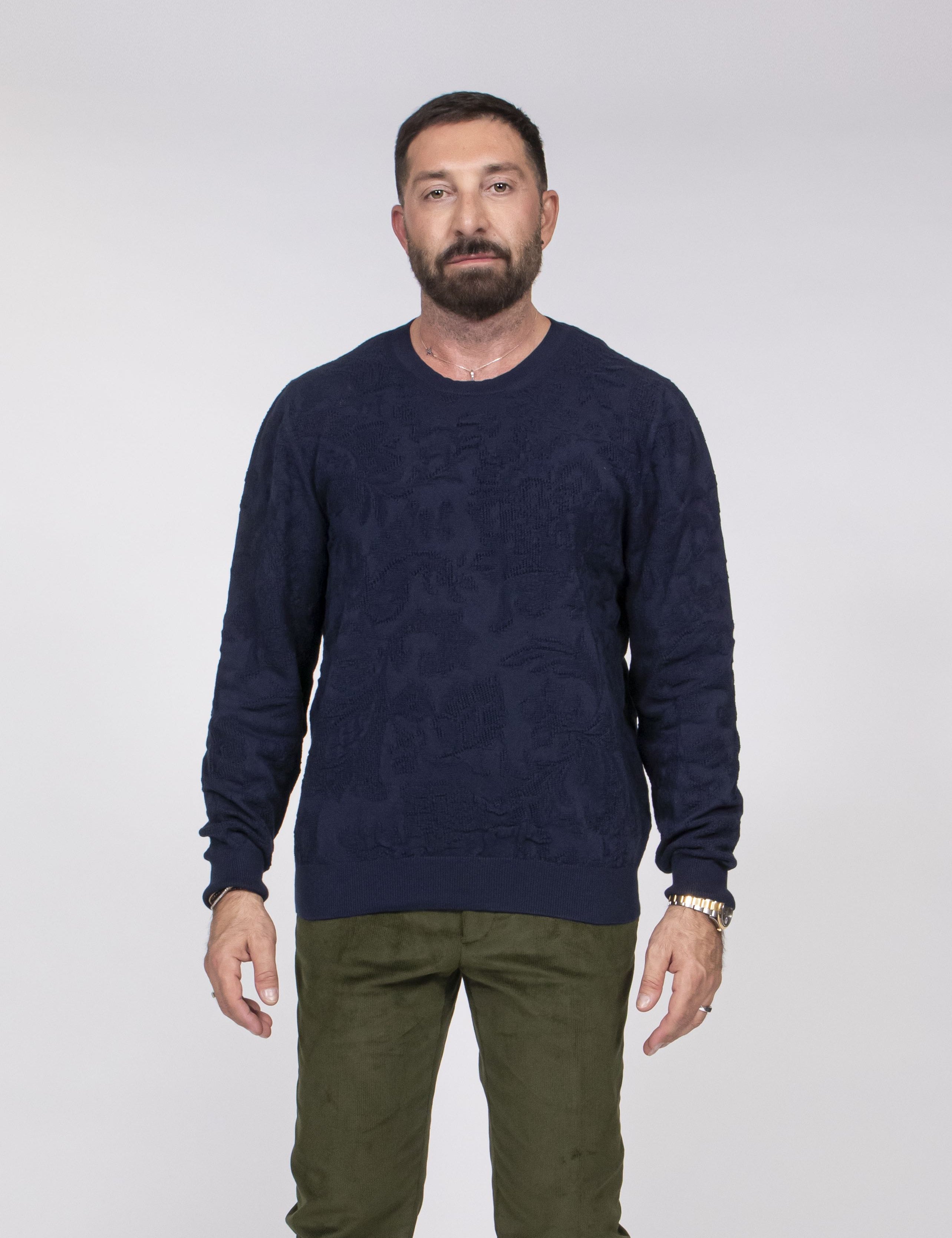 Etro Maglia B0065 NAVY